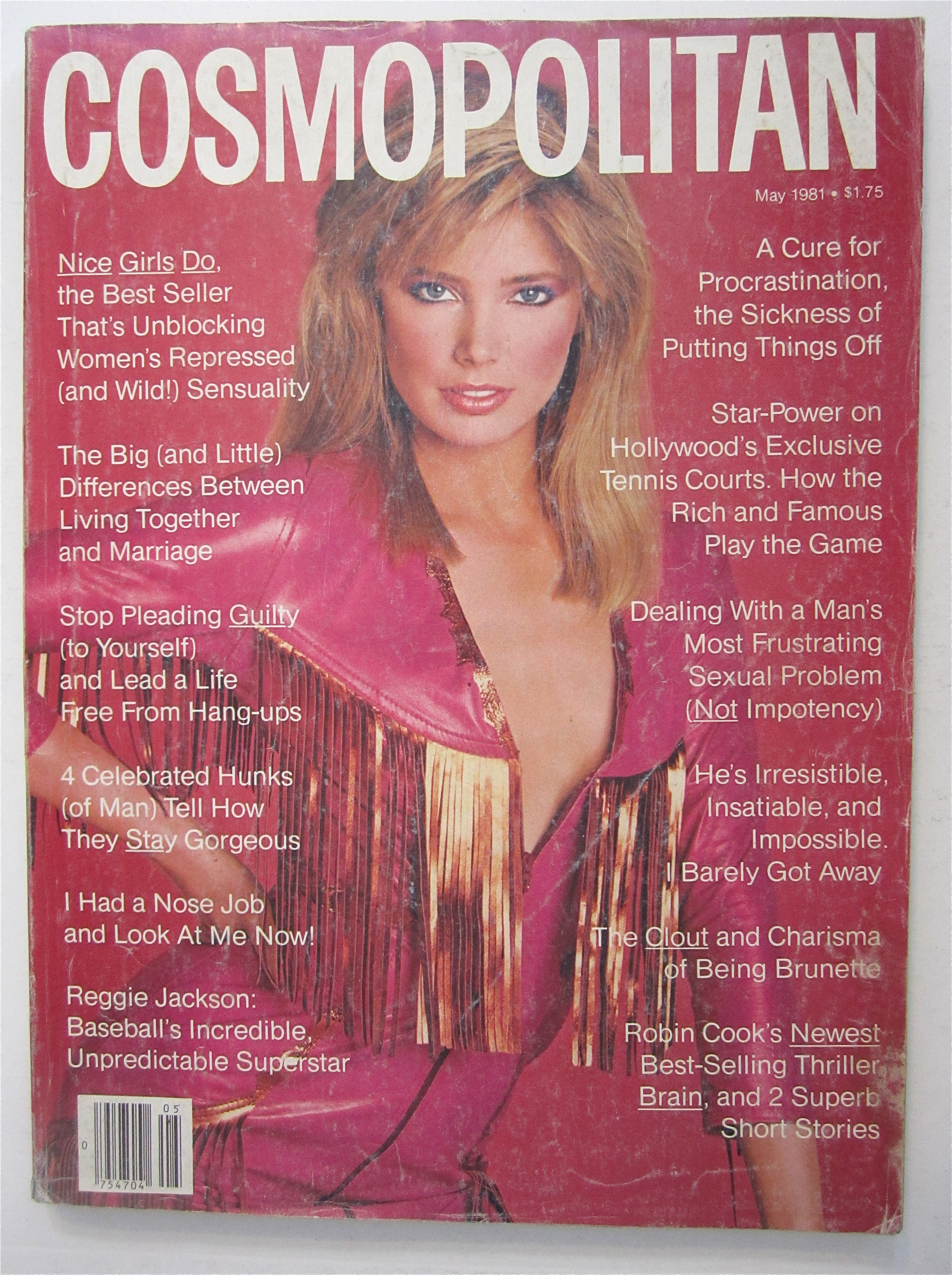 Cosmopolitan Magazine May 1981 Reggie Jackson
