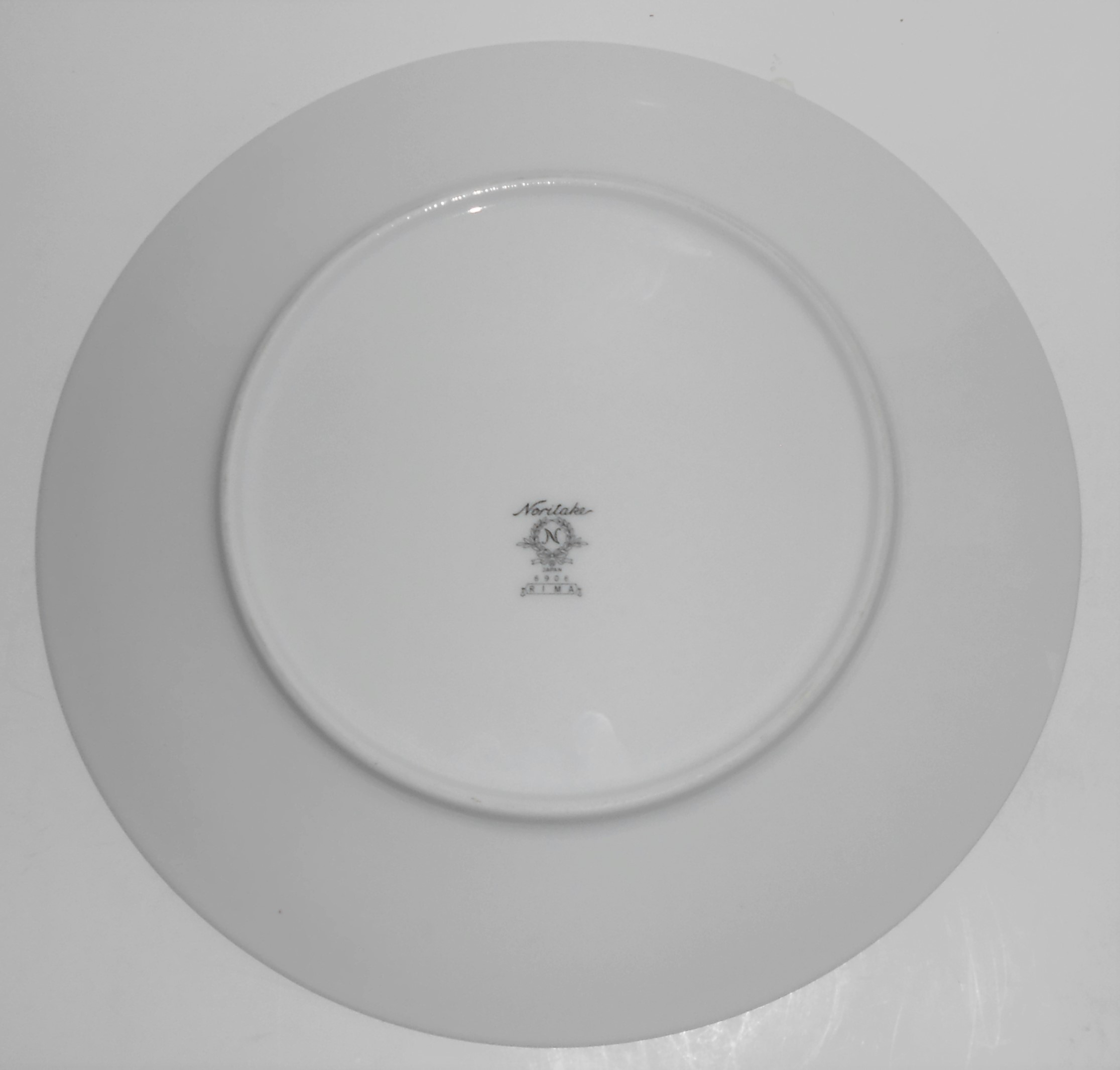 Noritake China Porcelain 5906 Rima Floral Dinner Plate