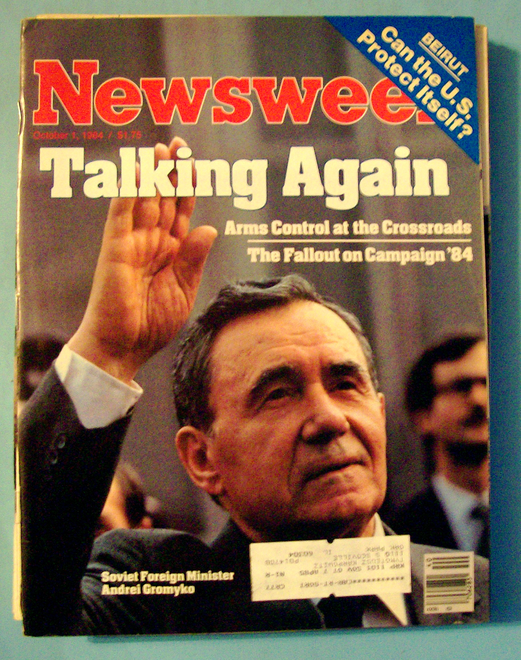 Newsweek Magazine - October 1, 1984 - Andrei Gromyko