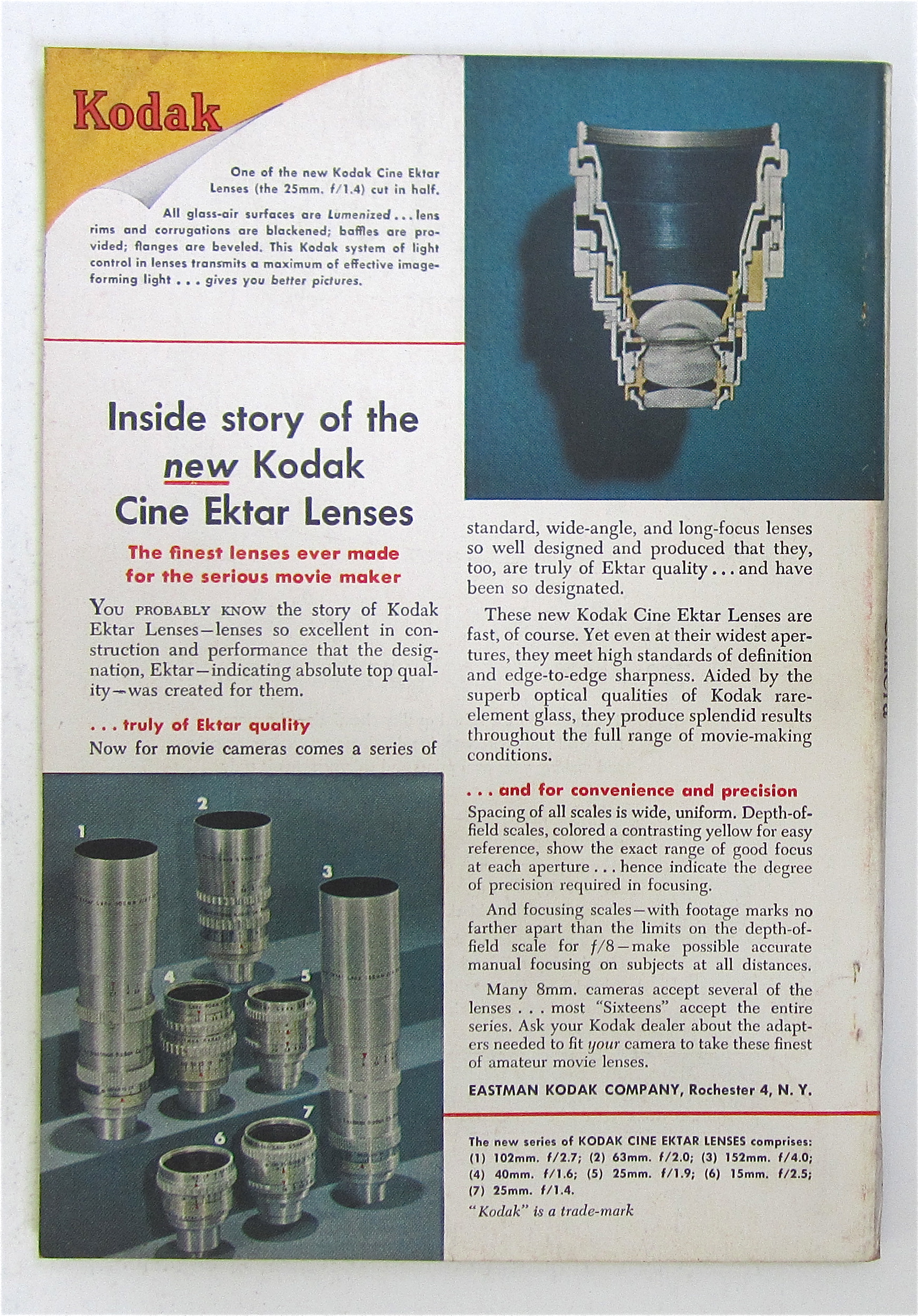 The Camera Magazine November 1948 Christmas Cards