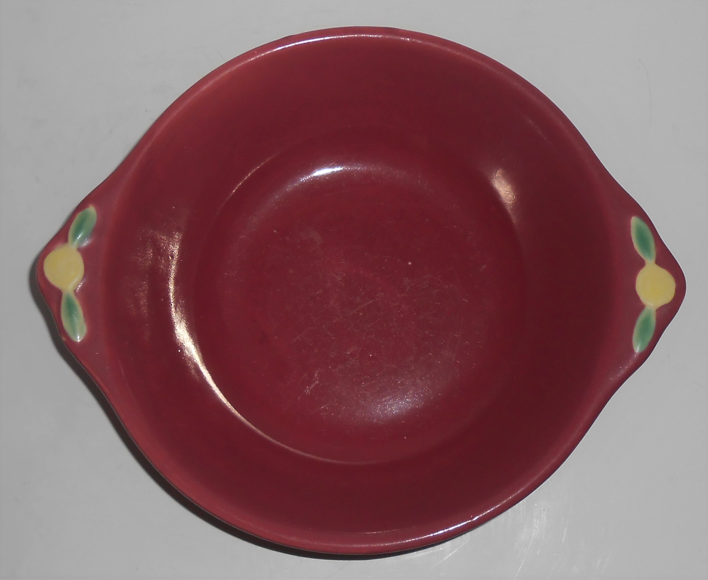 Coors Pottery Rosebud Red Vegetable Bowl Robert Schneid