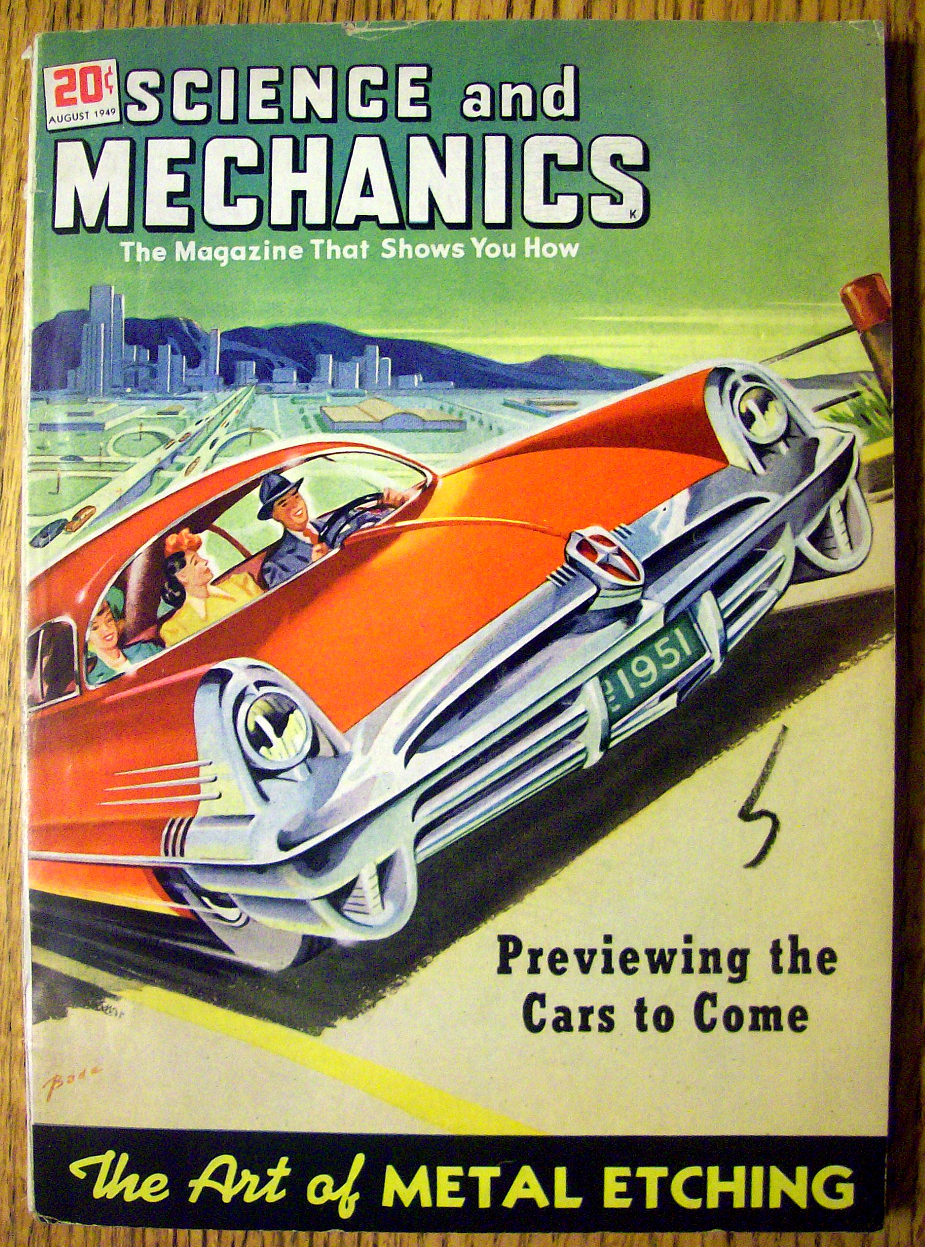 Science & Mechanics August 1949 Previewing Cars To Come