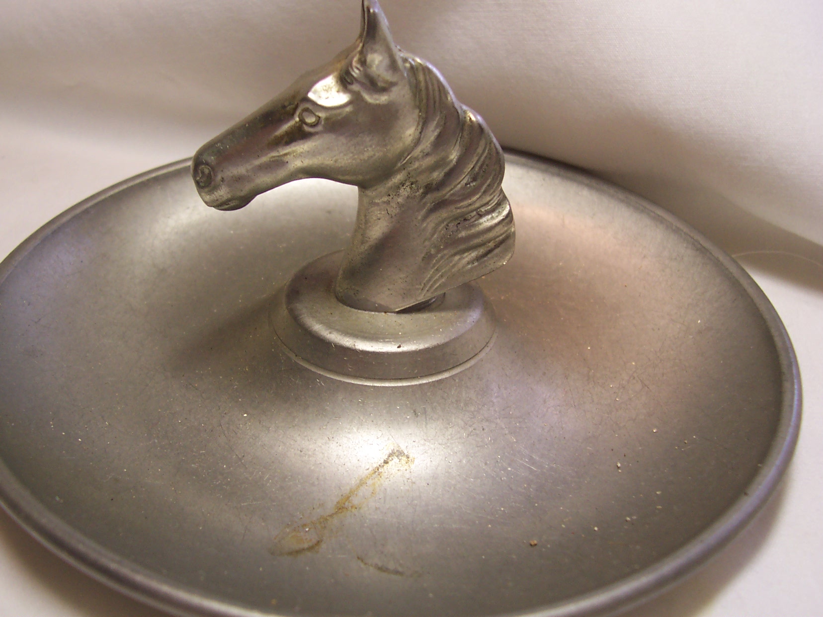 Woodbury Pewter Horse Head Trinket Tray