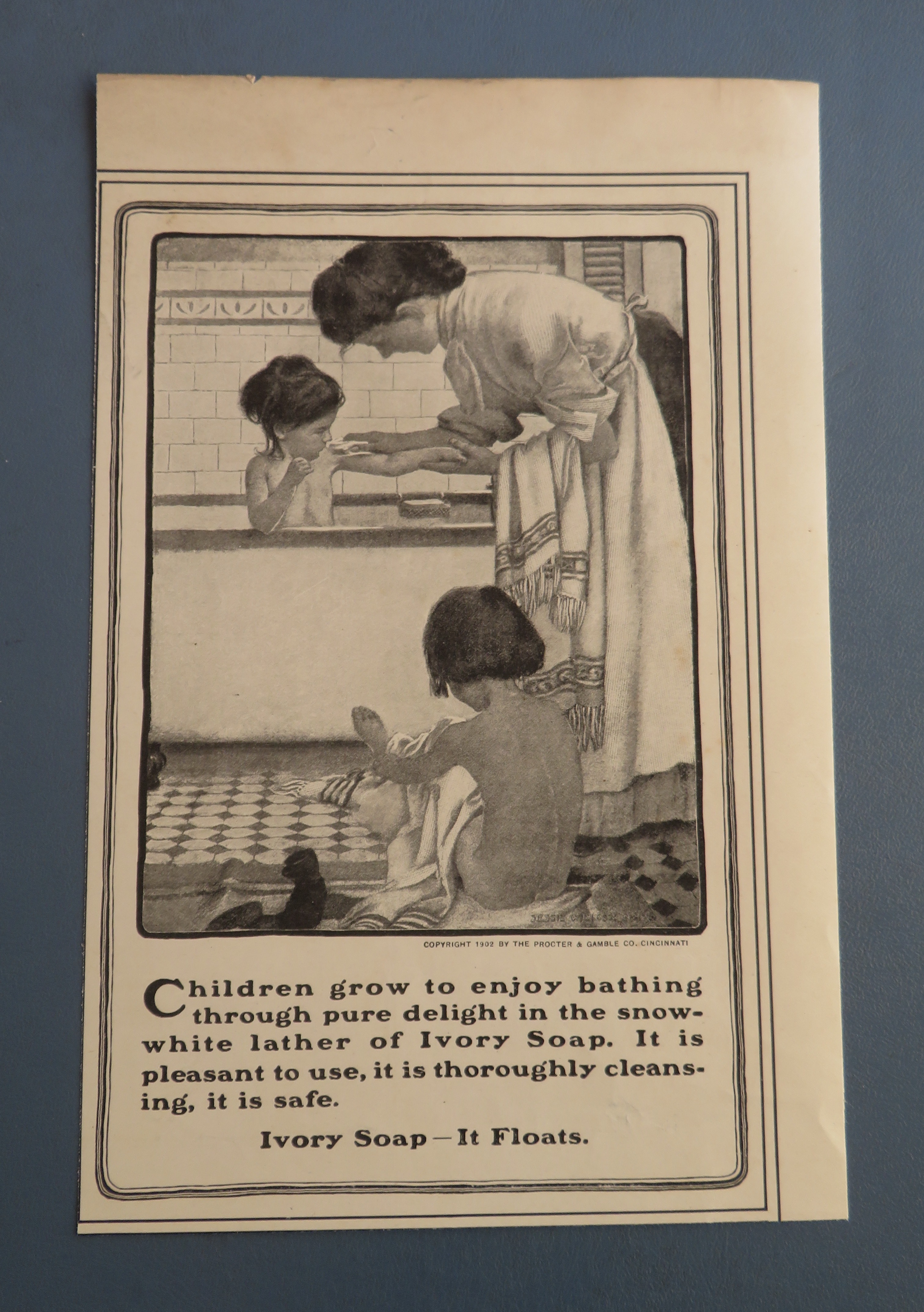 1902 Ivory Soap with Woman Bathing Children