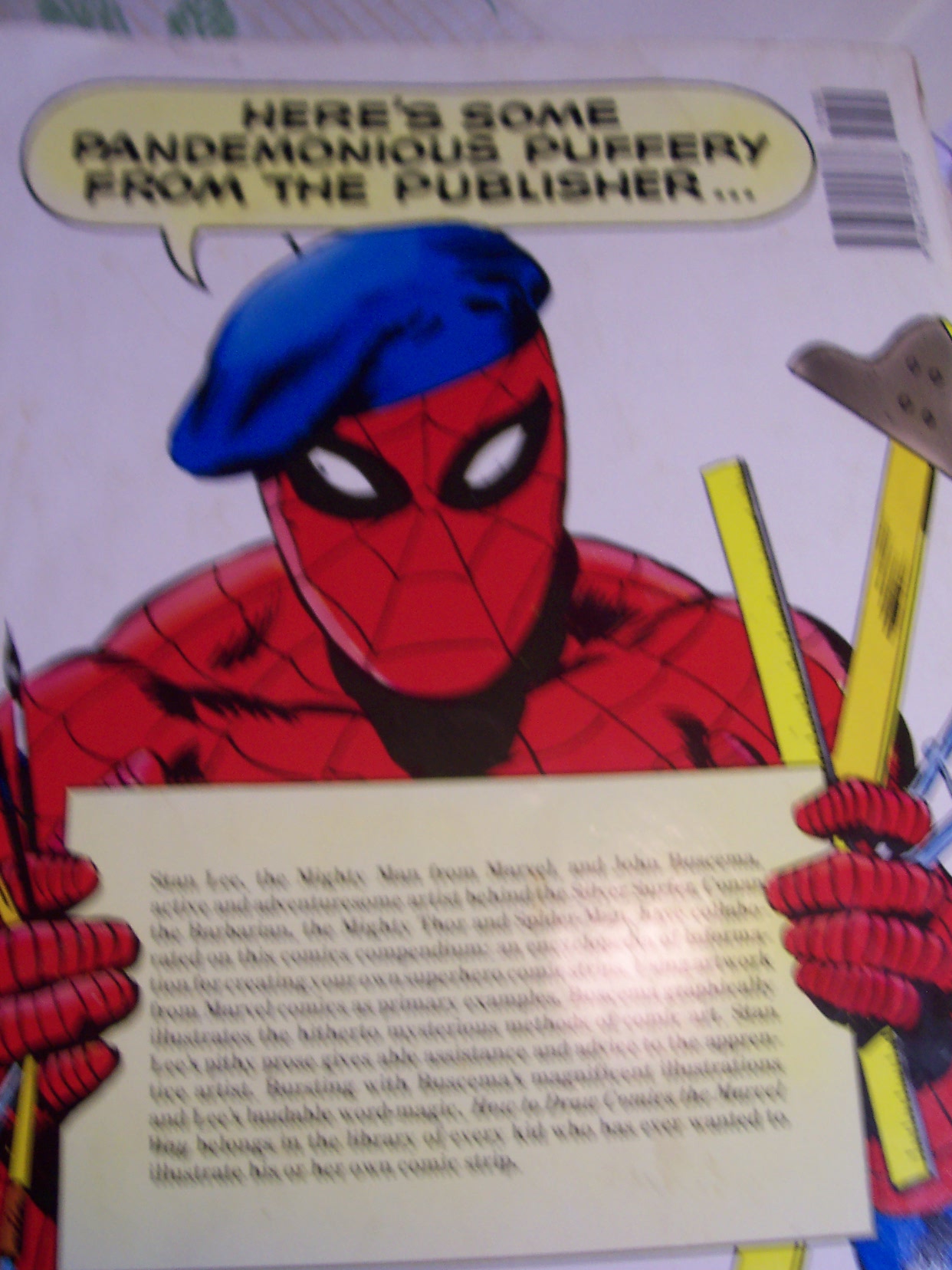 Book How To Draw Comics The Marvel Way 1978