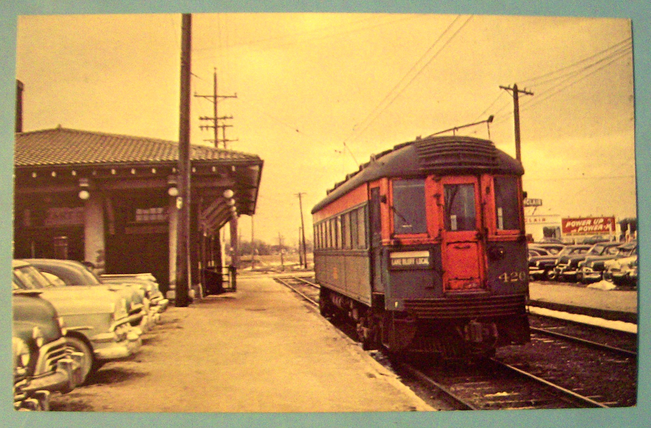 Chicago North Shore & Milwaukee 420 Postcard