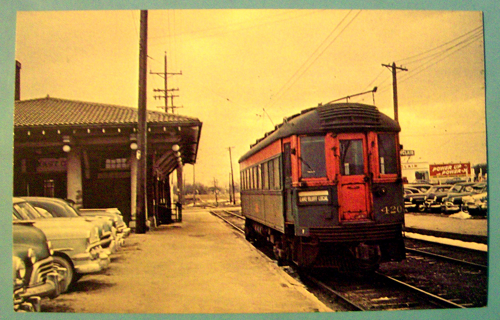 Chicago North Shore & Milwaukee 420 Postcard
