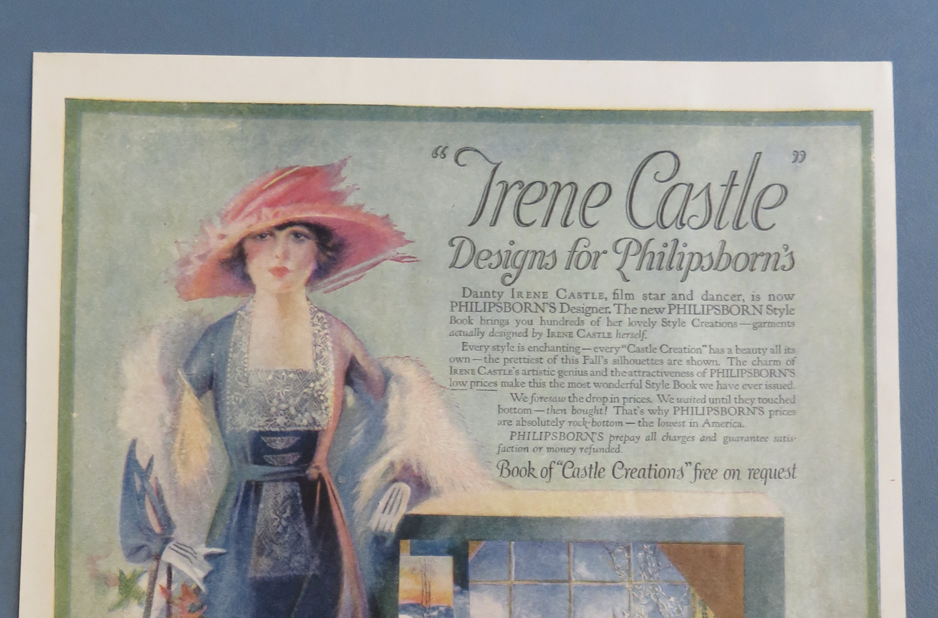 1920's Designs For Philipsborn with Irene Castle