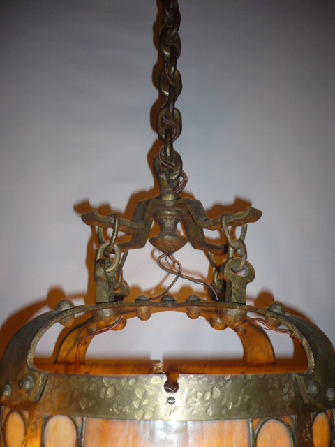 Arts And Crafts Hanging Light  #715