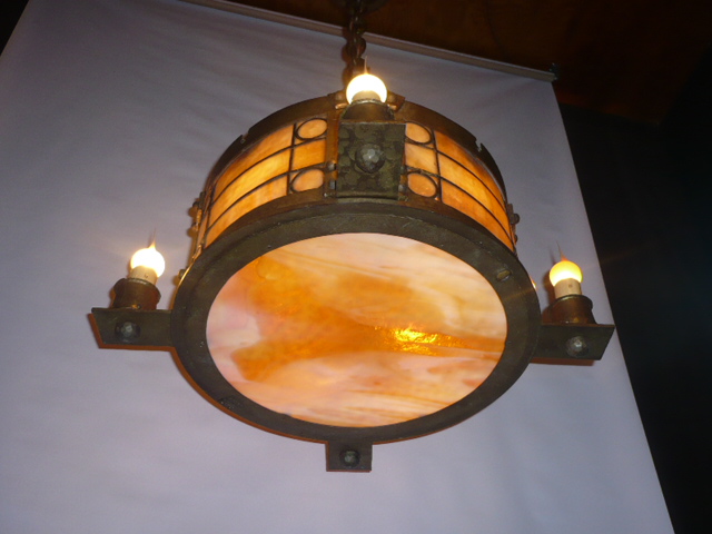Arts And Crafts Hanging Light  #715