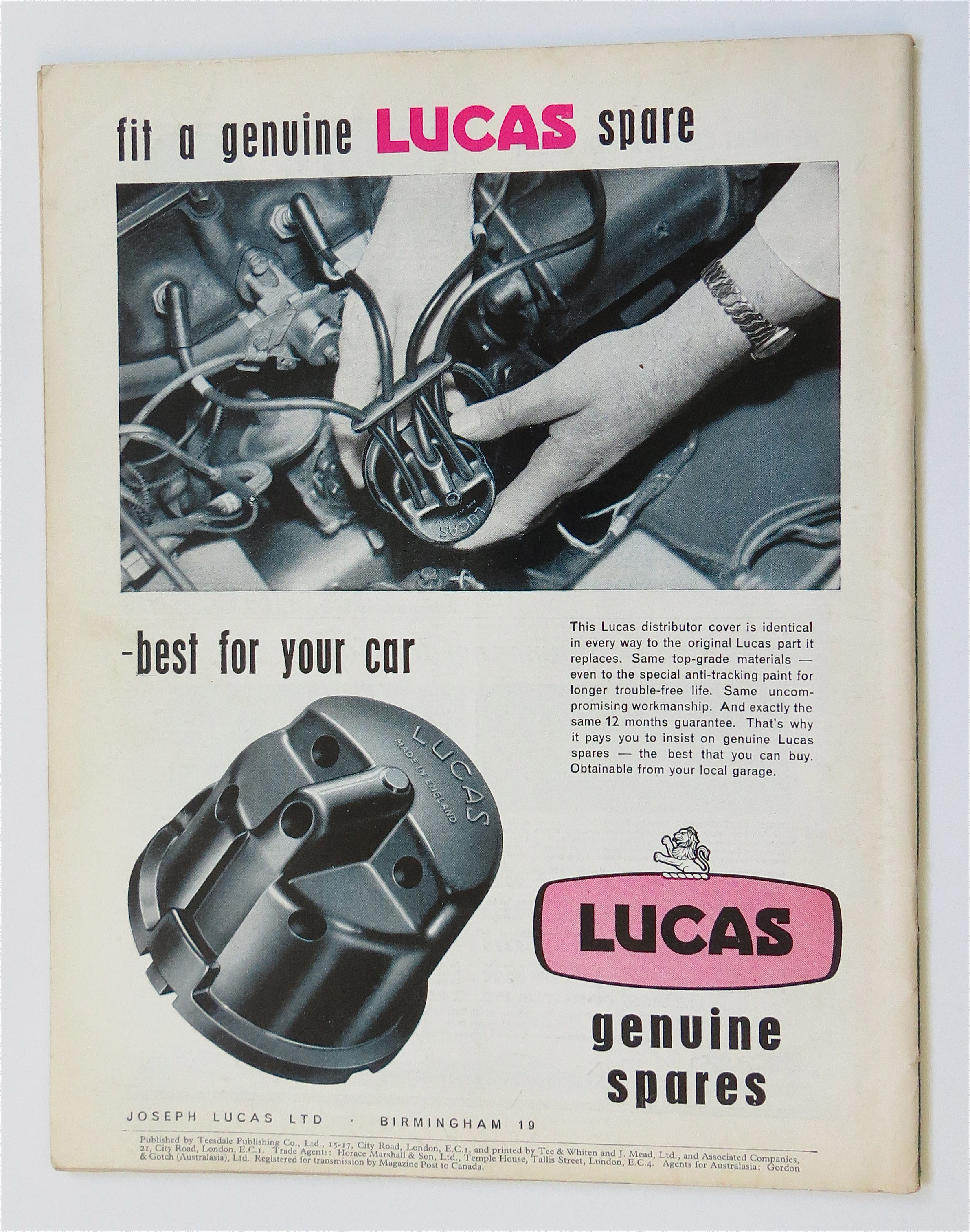Motor Sport Magazine March 1964 The Winner