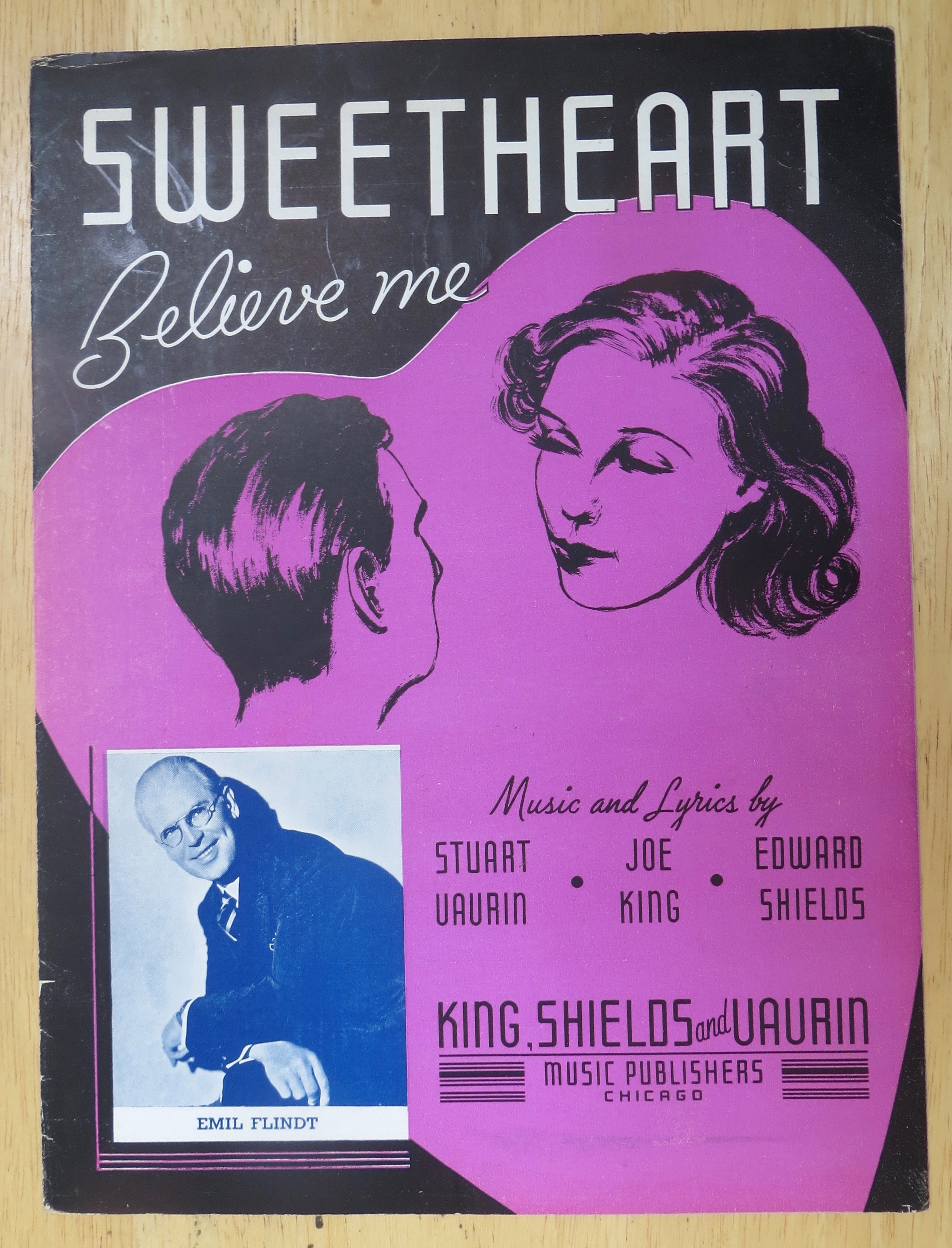 1940 Sweetheart Believe Me Sheet Music