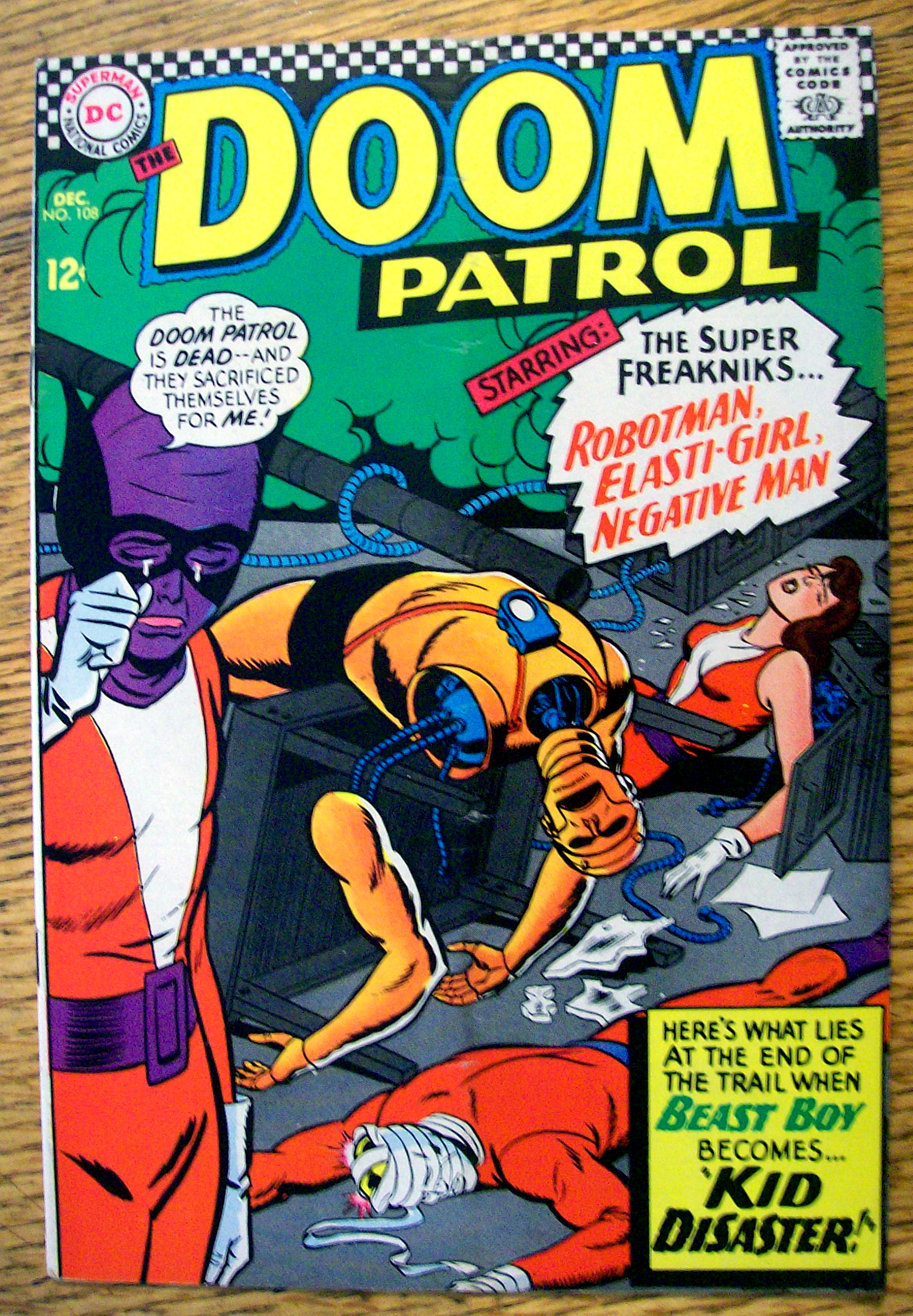 The Doom Patrol Comic #108-December 1966