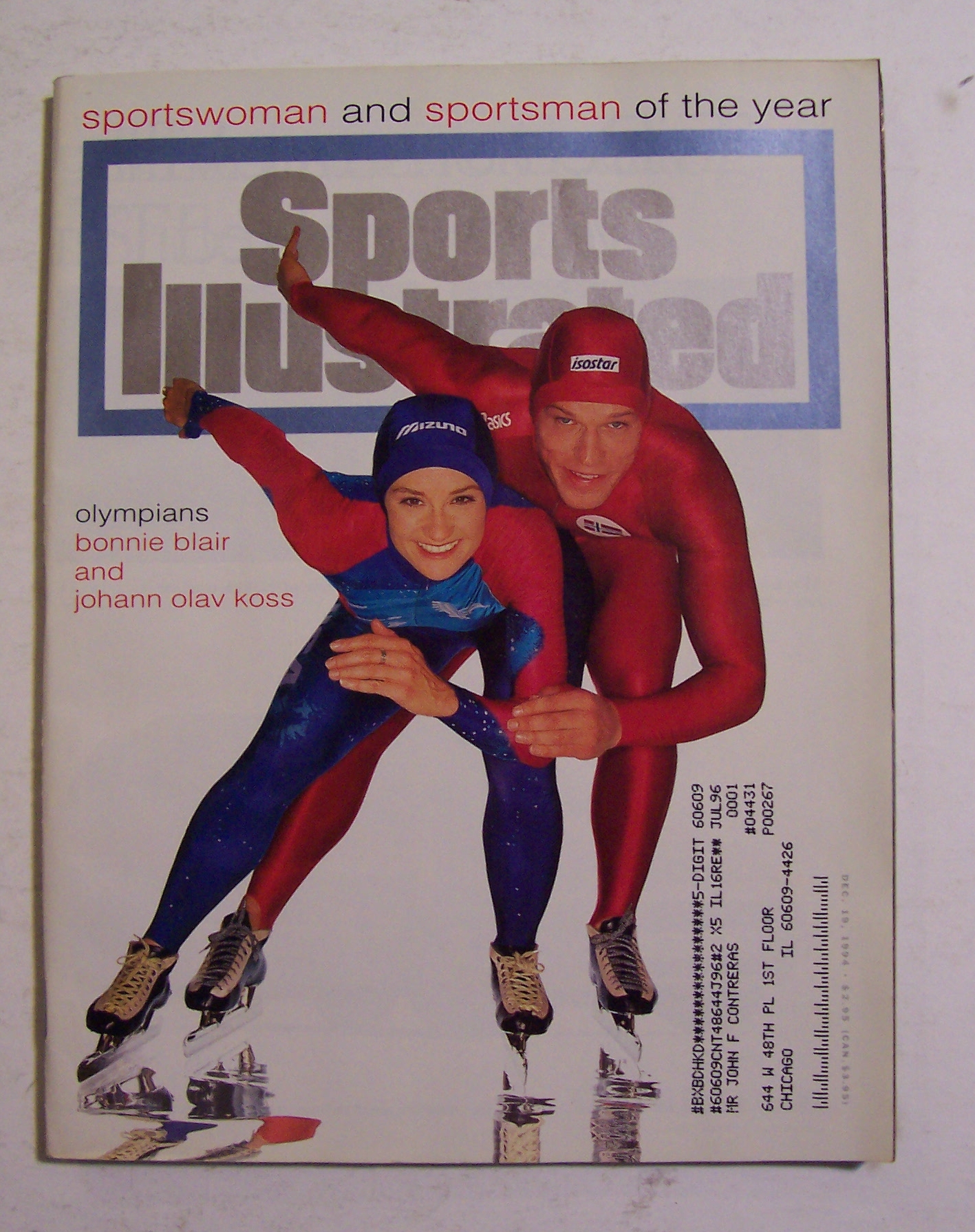 Sports Illustrated Magazine - Dec 19, 1994 - Blair/Koss