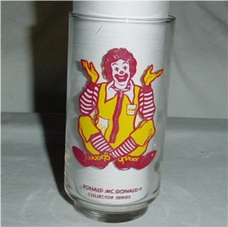 McDonalds Ronald  Glass