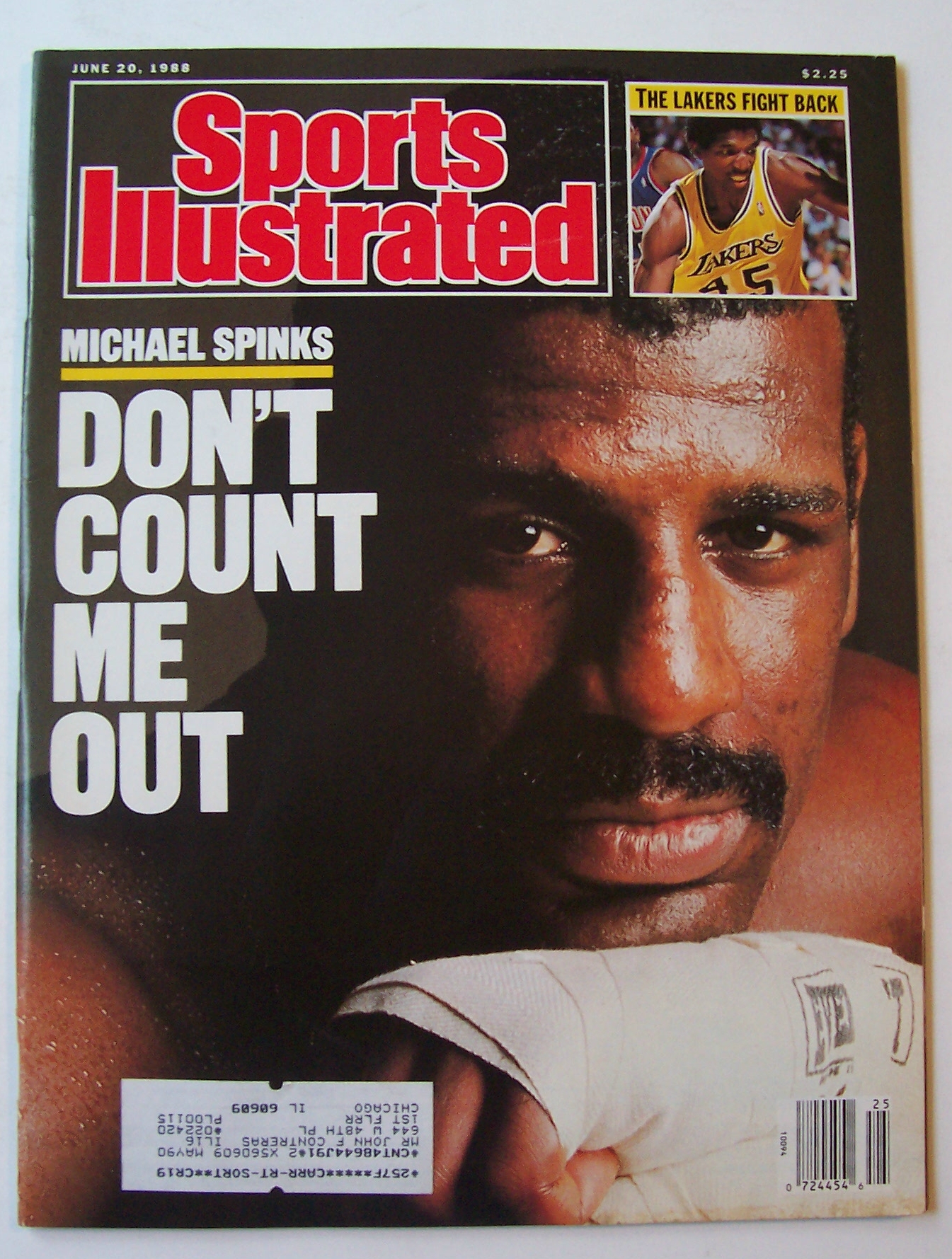 Sports Illustrated Magazine -June 20, 1988- M. Spinks