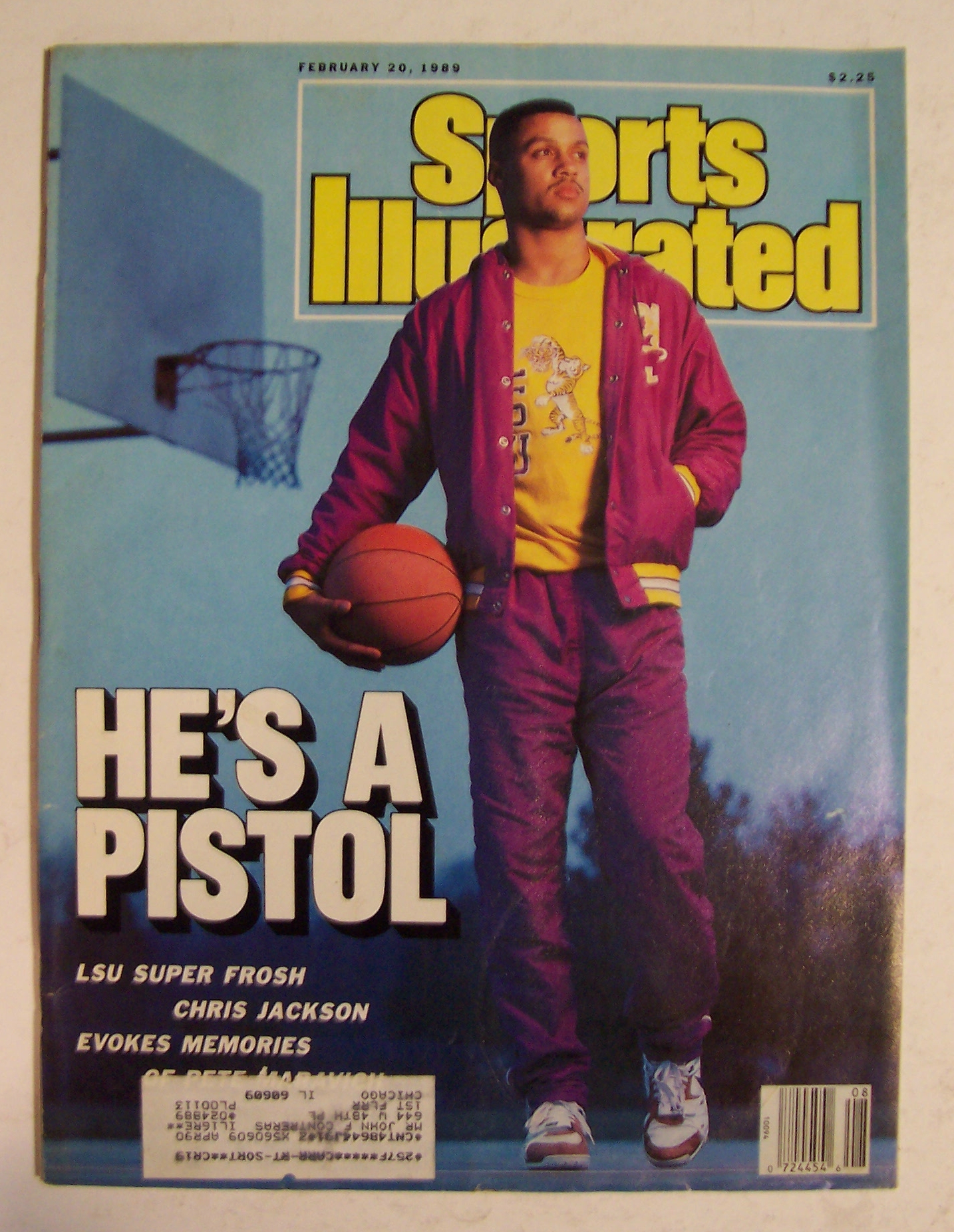 Sports Illustrated Magazine-Feb 20, 1989-Chris Jackson