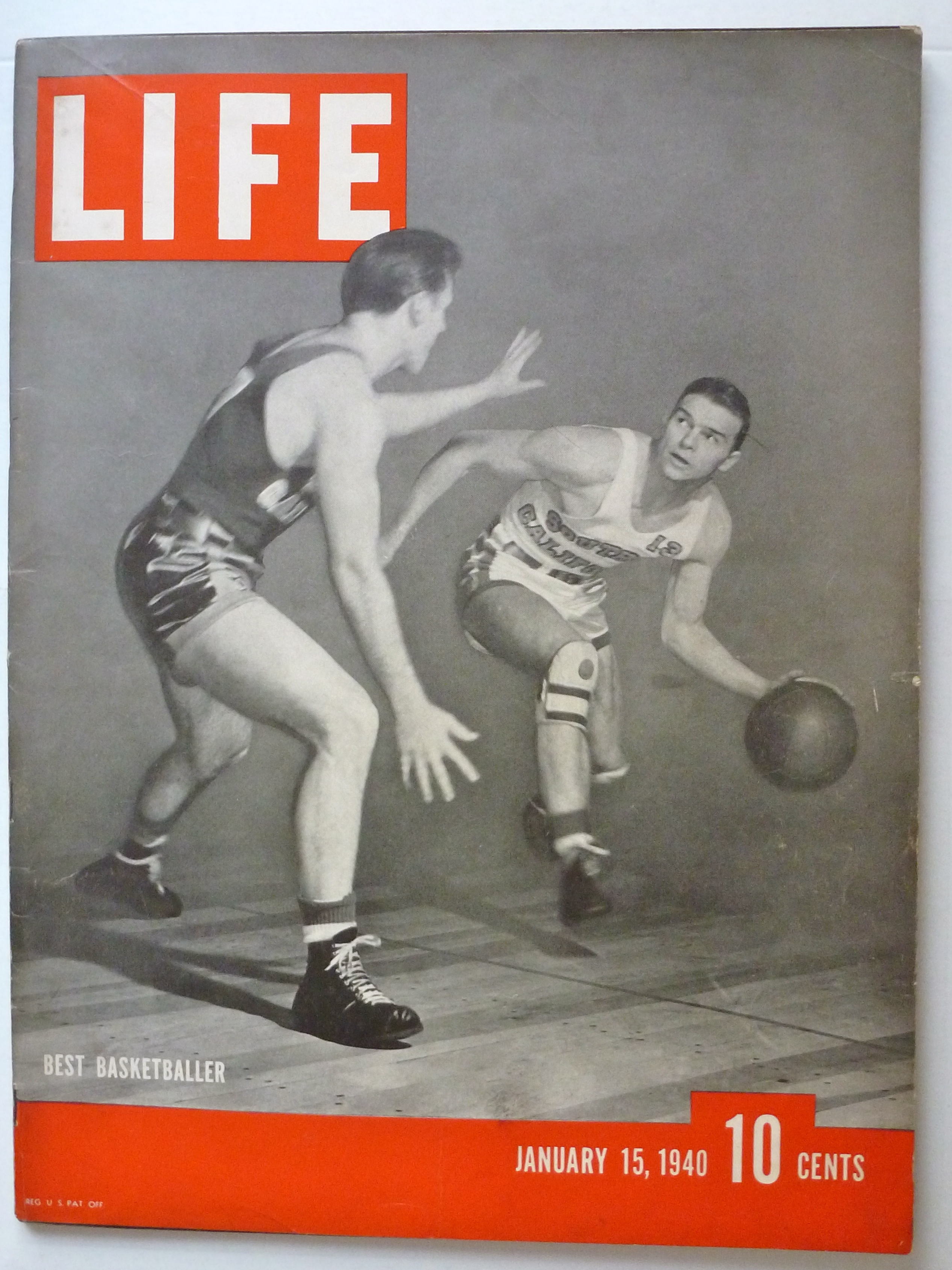 Life Magazine January 15, 1940 Best Basketballer