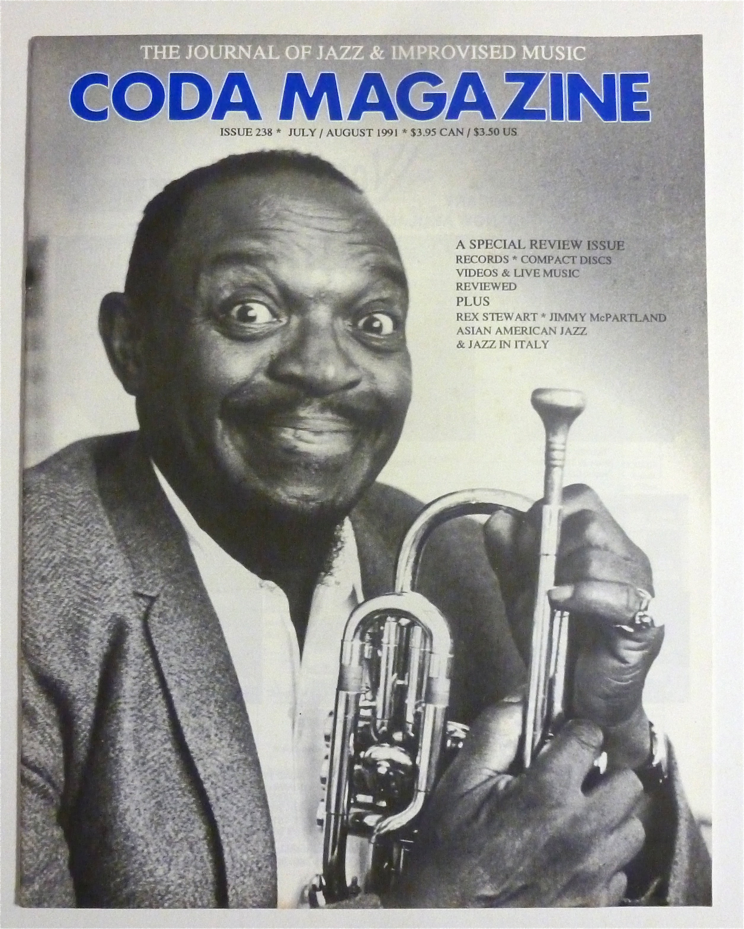 Coda Magazine July/August 1991 Rex Stewart