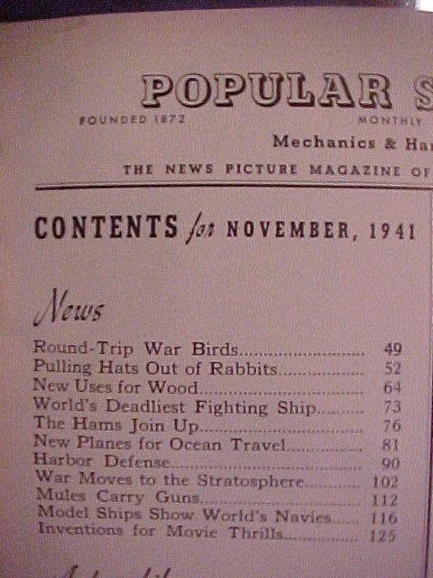 Popular Science Magazine-November 1941-Cars For 1942