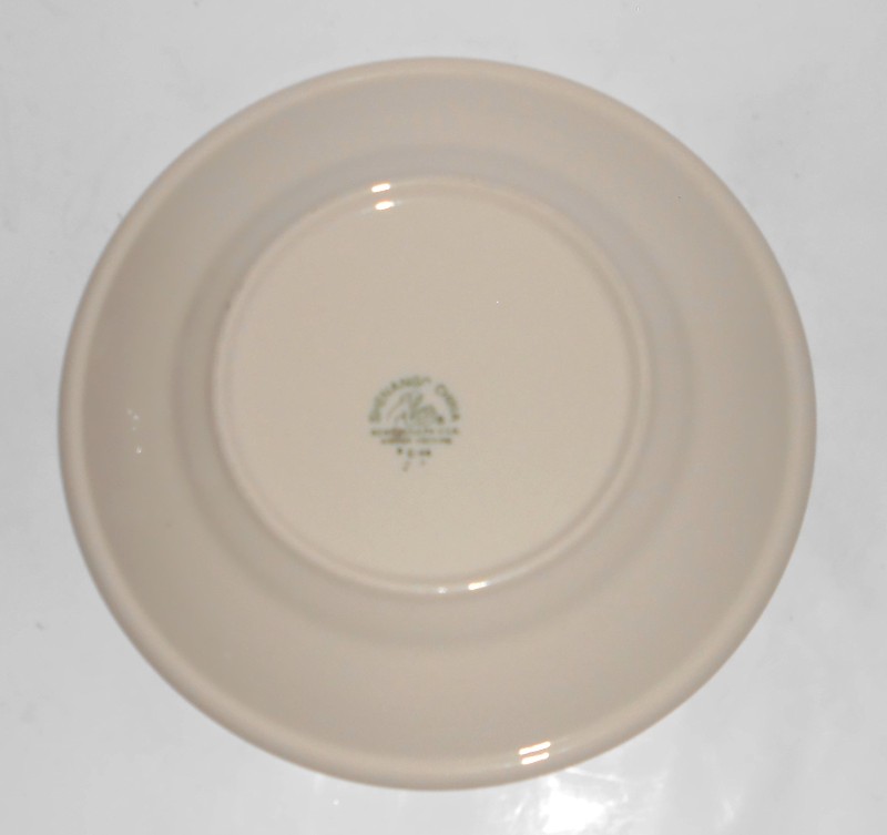 Shenango Restaurant Ware China Maroon w/Gold Bands Salad Plate
