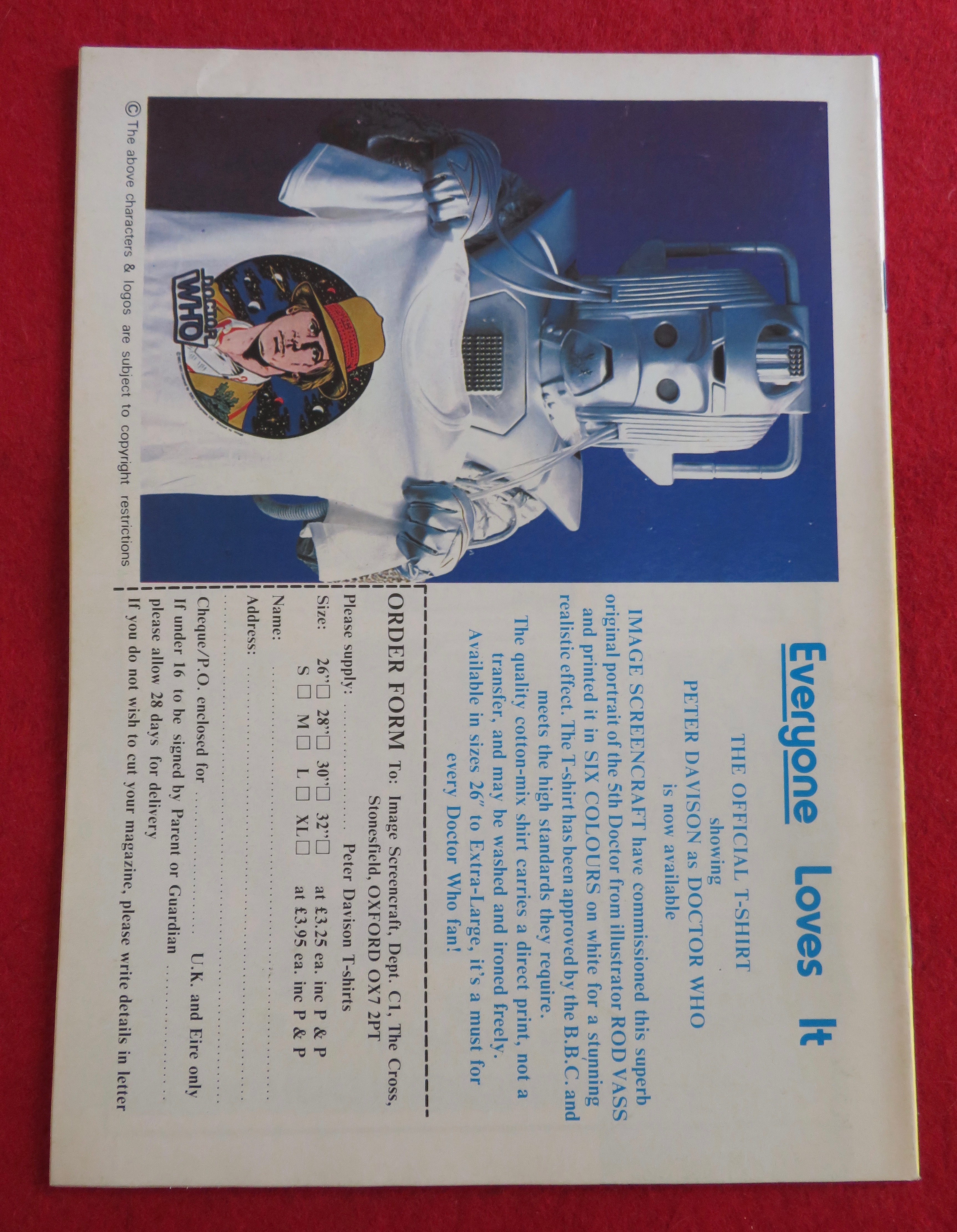 Doctor (Dr) Who Magazine July 1983