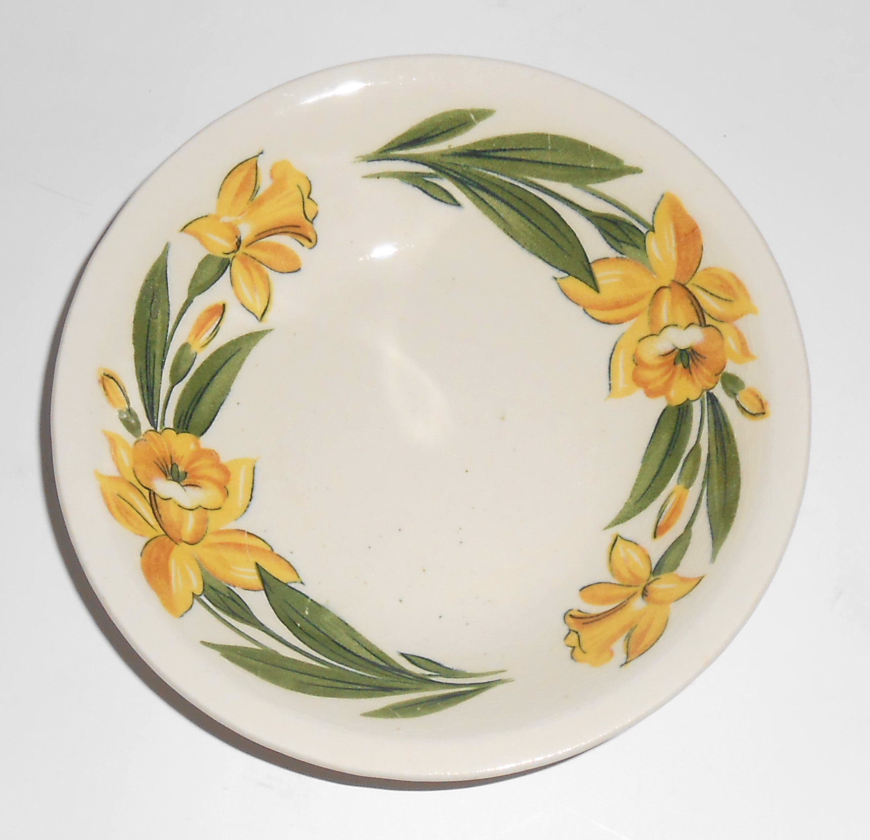 Paden City Pottery Jonquil Fruit Bowl! MINT
