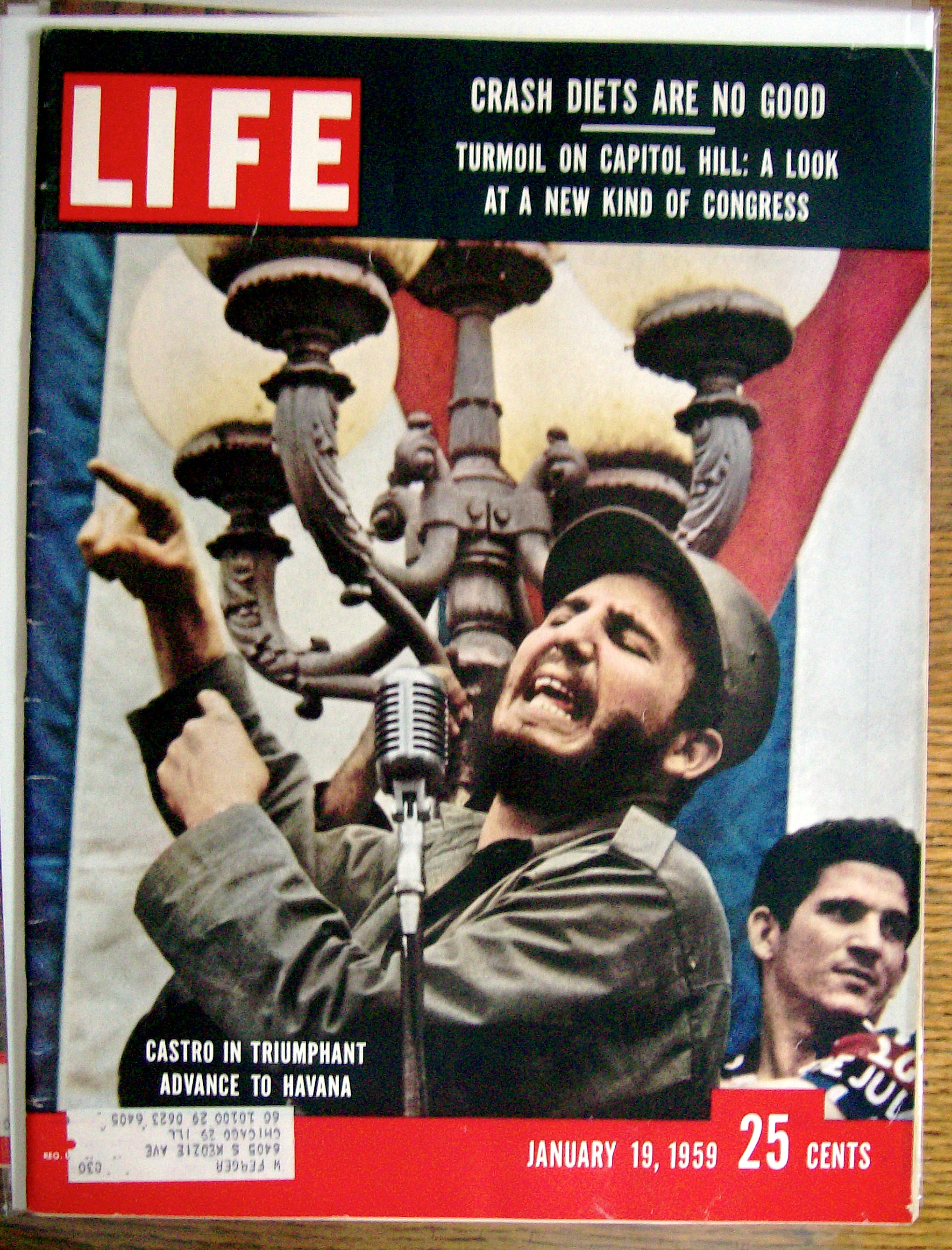 Life Magazine January 19, 1959 Castro