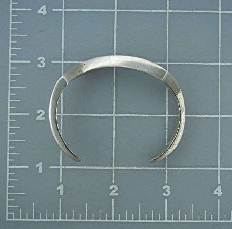 Native American Sterling Silver Coral Bracelet