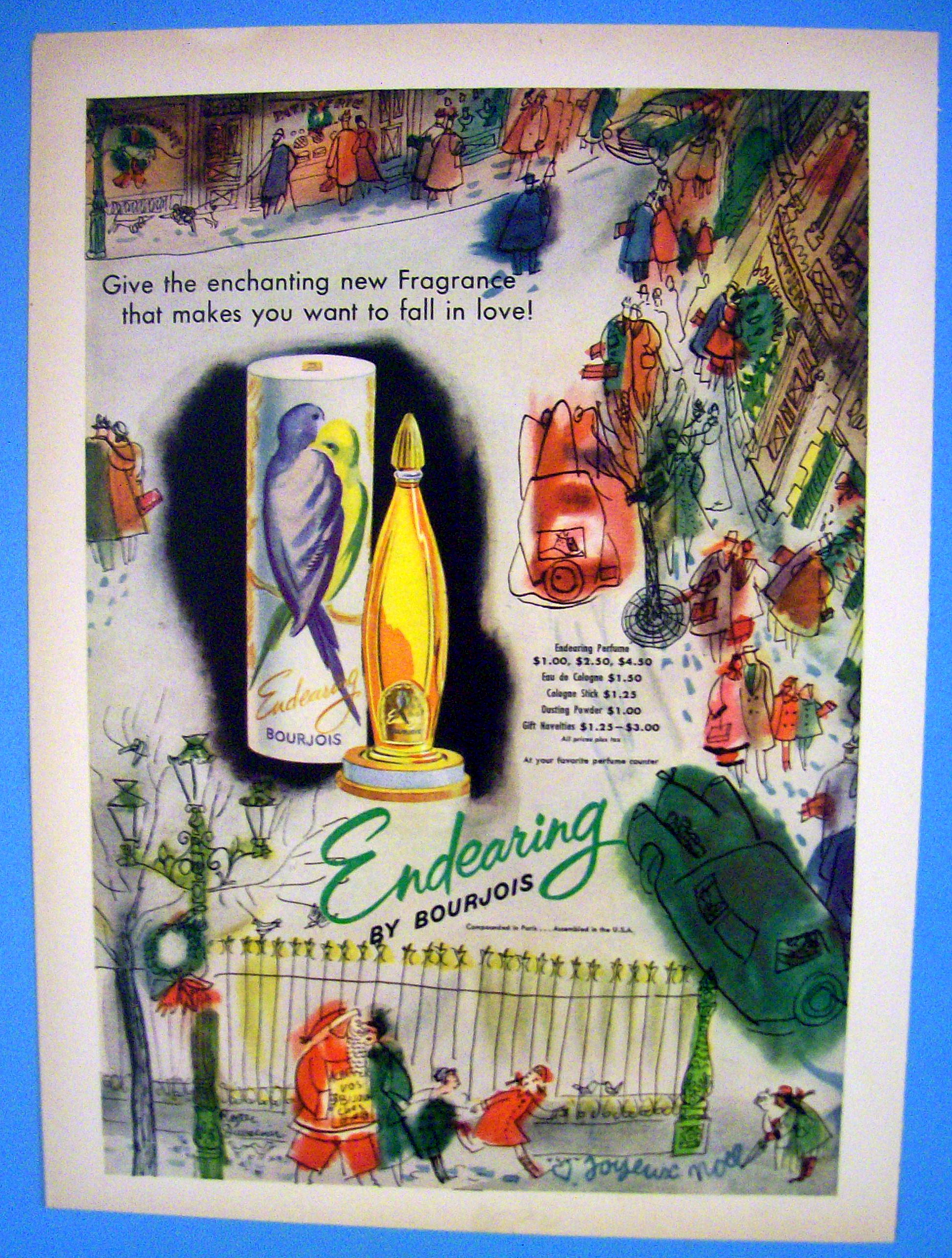 1951 Endearing Perfume with Perfume & Box