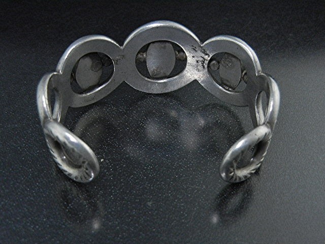 Navajo Silver Turquoise Cuff Bracelet