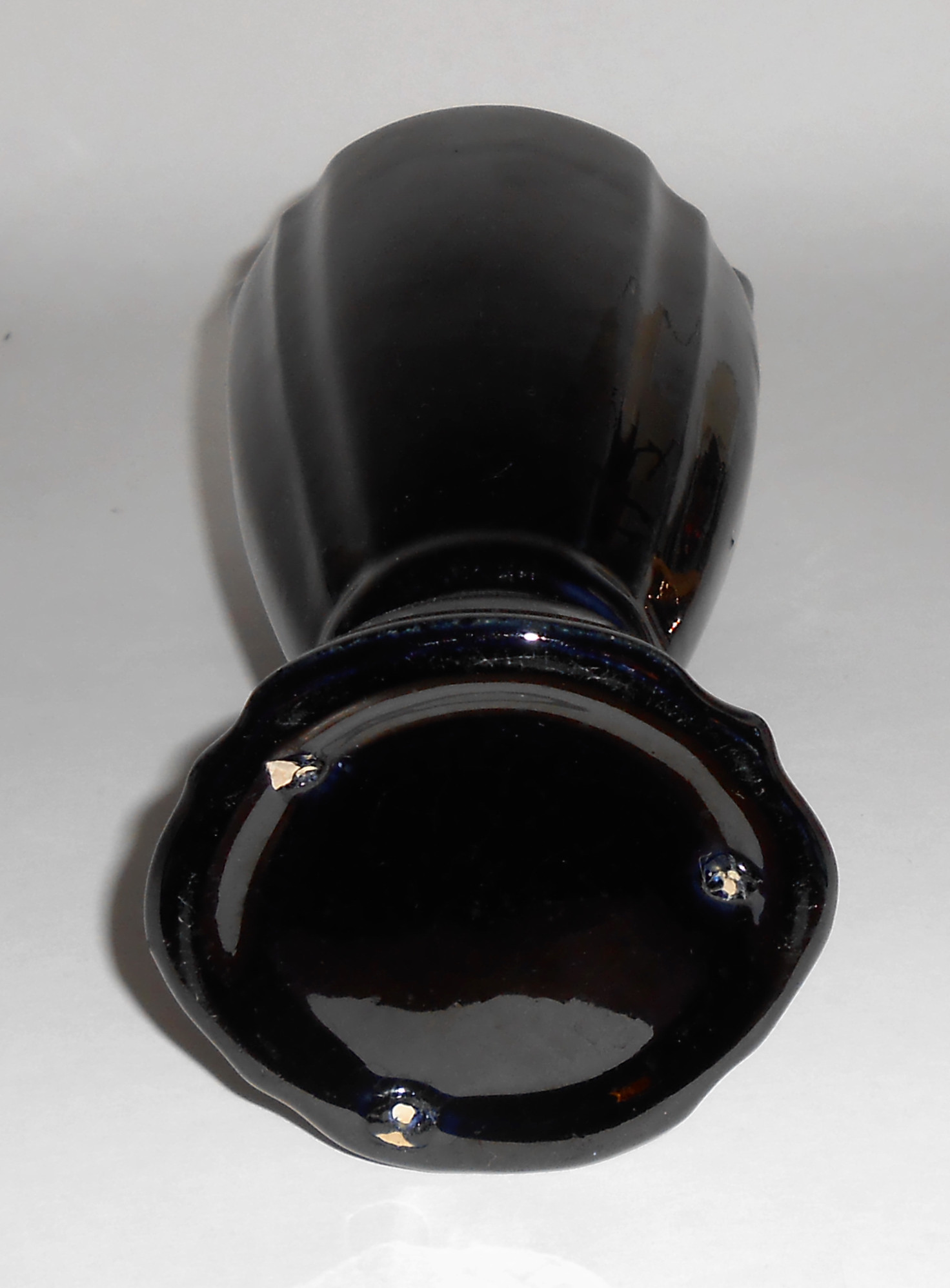 Cliftwood Art Pottery Deep Cobalt Twin Handled Vase!