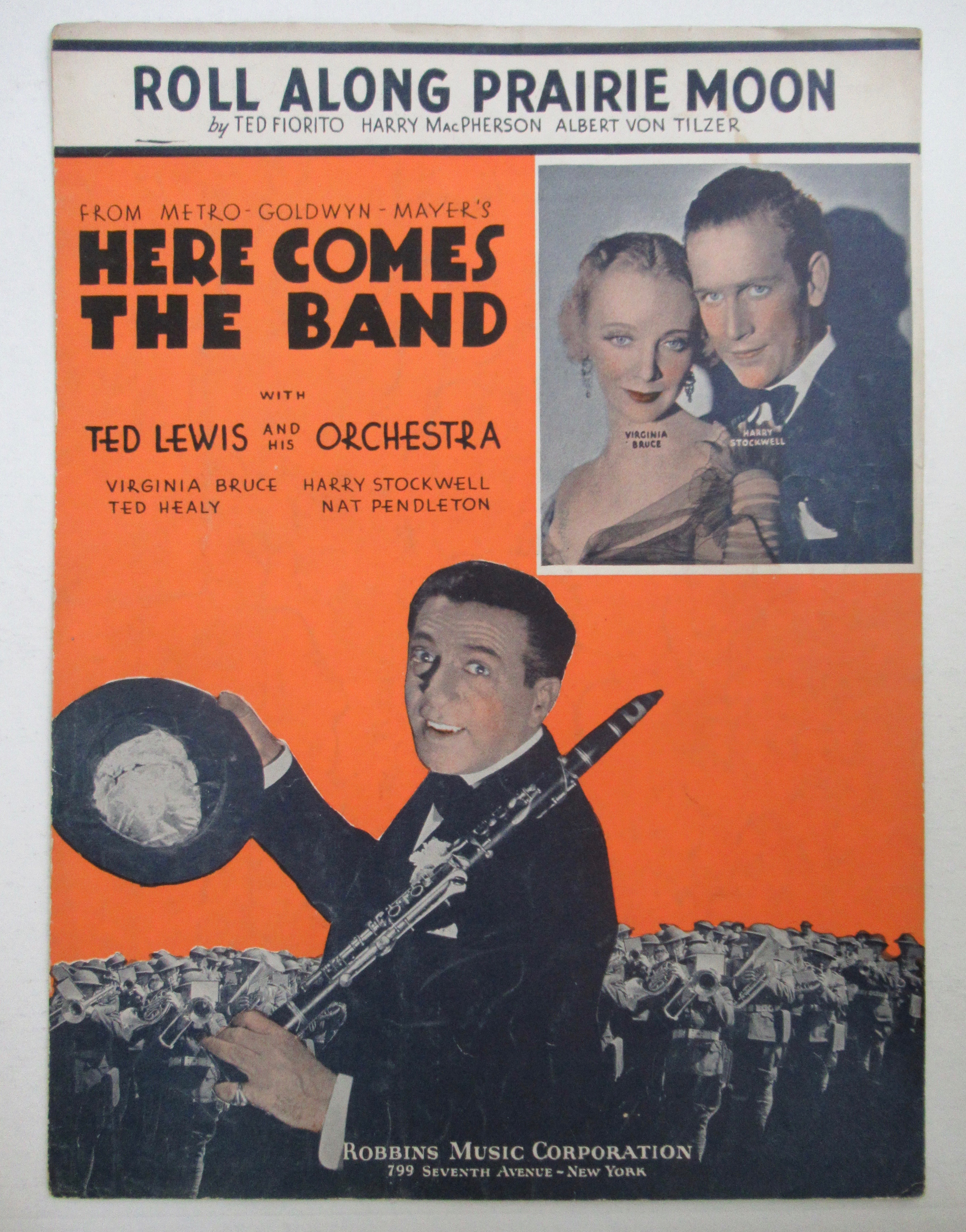 1935 Roll Along Prairie Moon Sheet Music