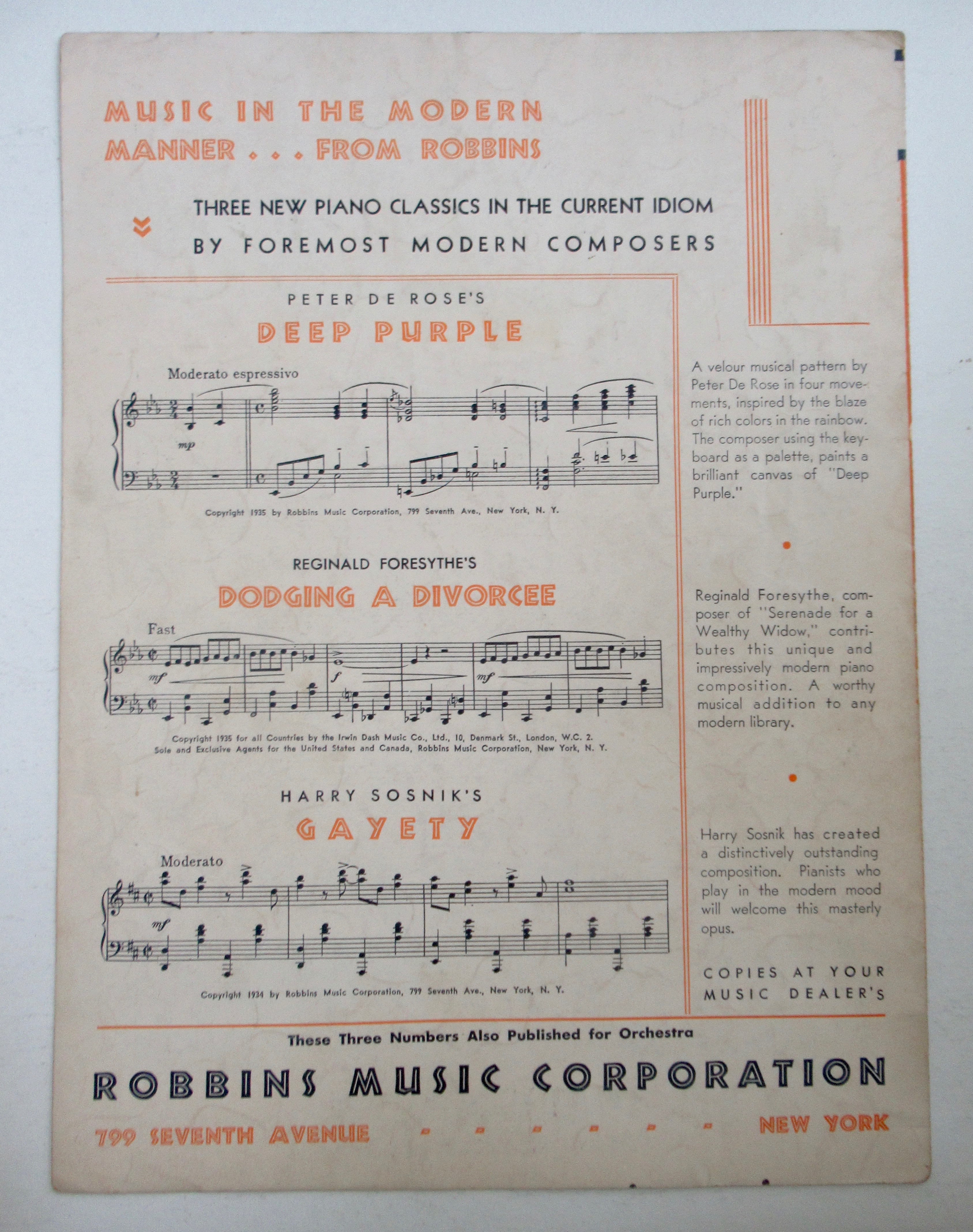 1935 Roll Along Prairie Moon Sheet Music