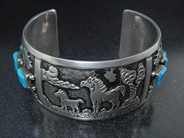 Robert Willie Sterling Silver Sleeping Beauty Turquoise