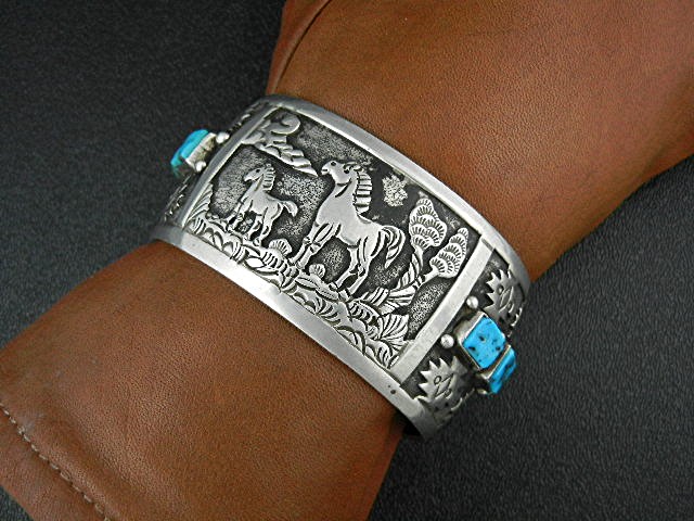 Robert Willie Sterling Silver Sleeping Beauty Turquoise