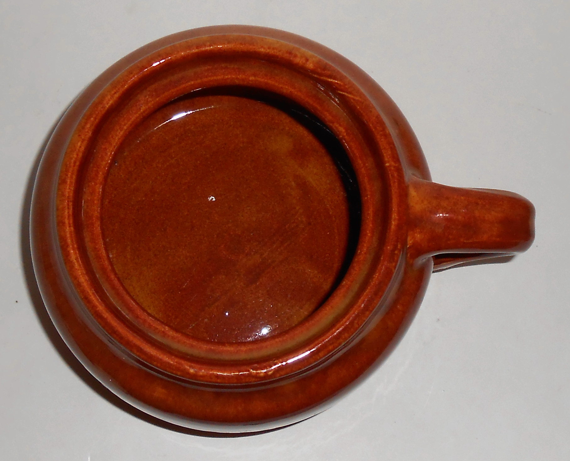 Bauer Pottery Plain Ware 1 Qt Red/Brown Bean Pot! MINT