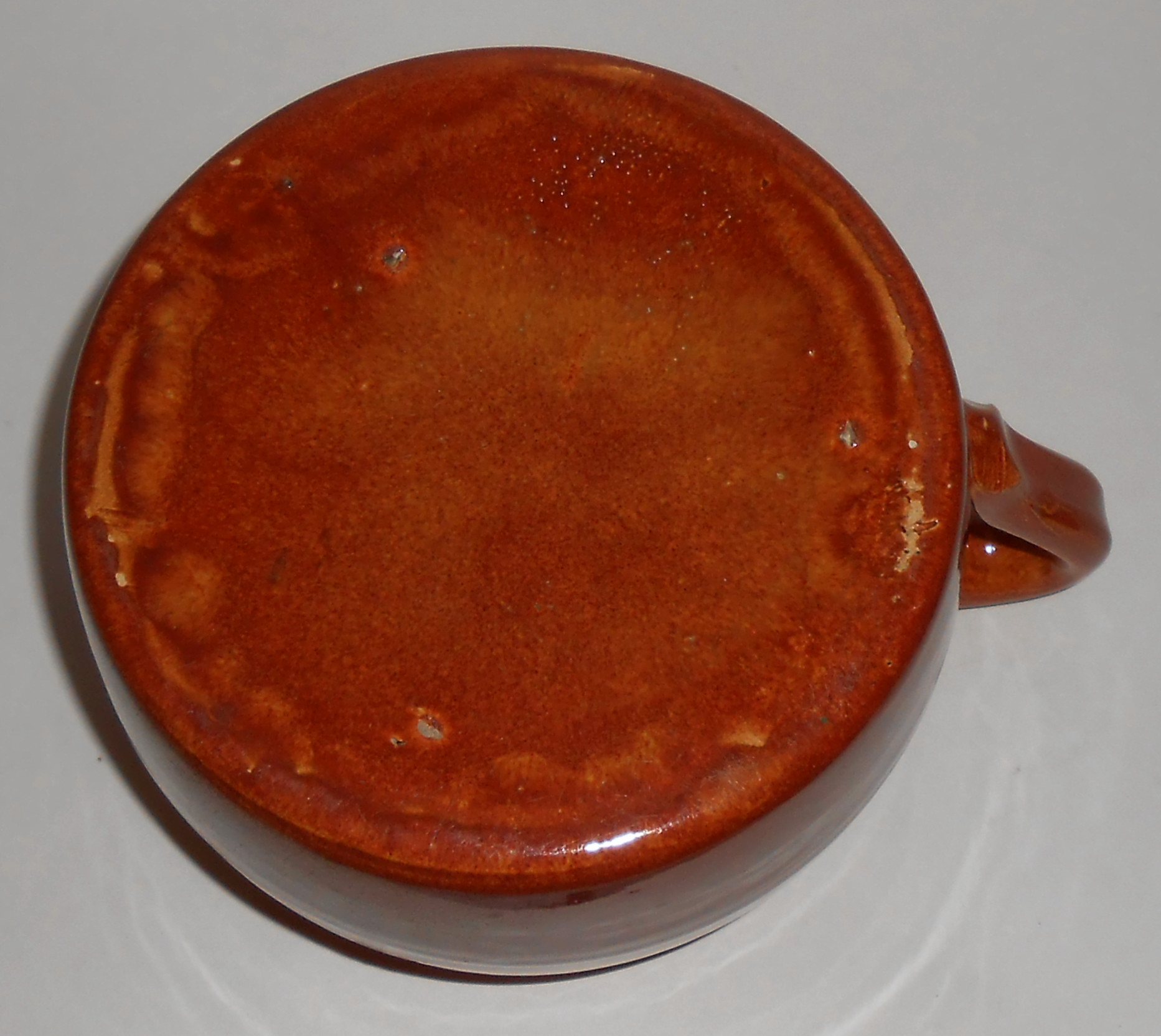 Bauer Pottery Plain Ware 1 Qt Red/Brown Bean Pot! MINT