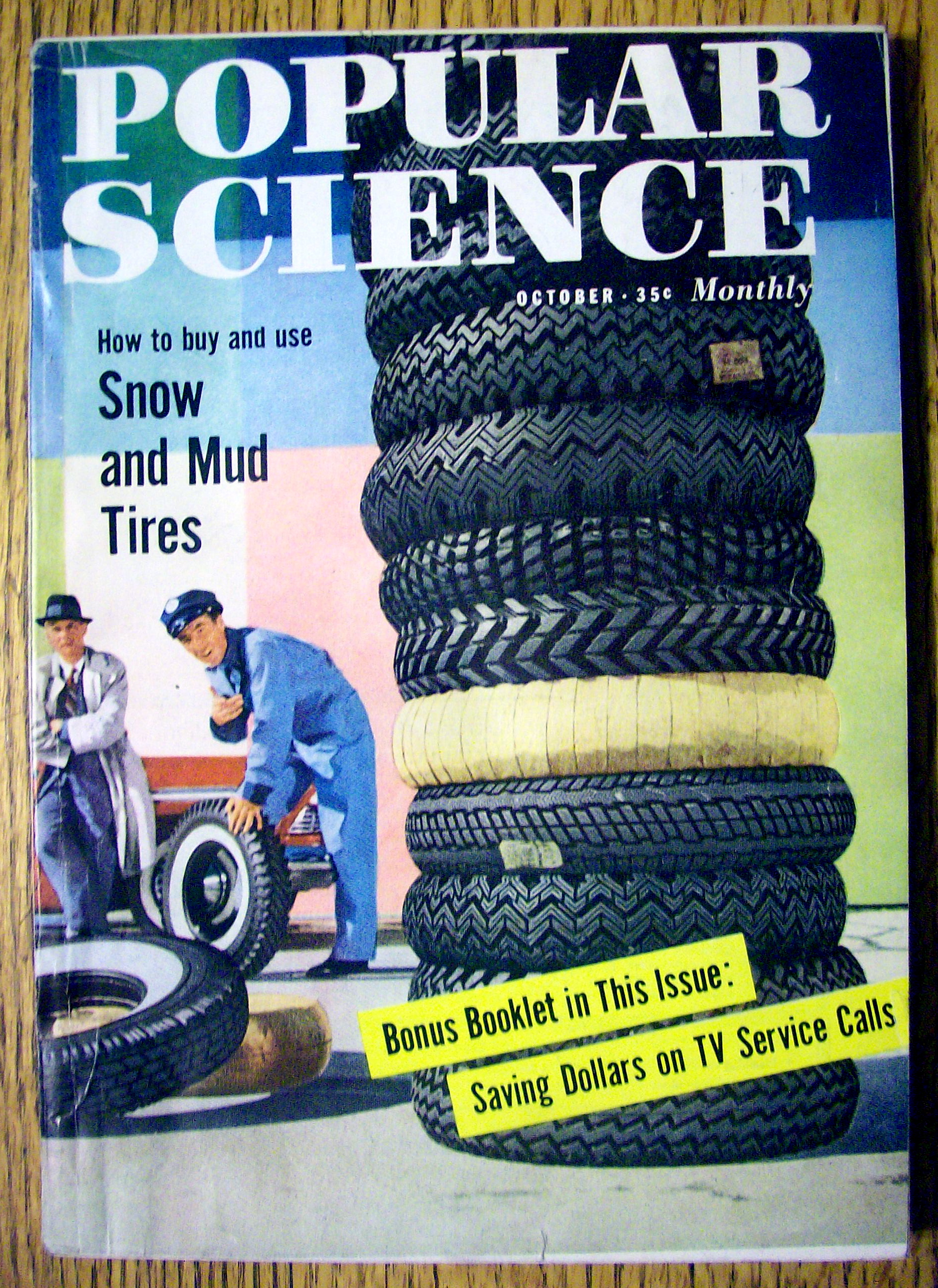 Popular Science October 1957 Snow & Mud Tires