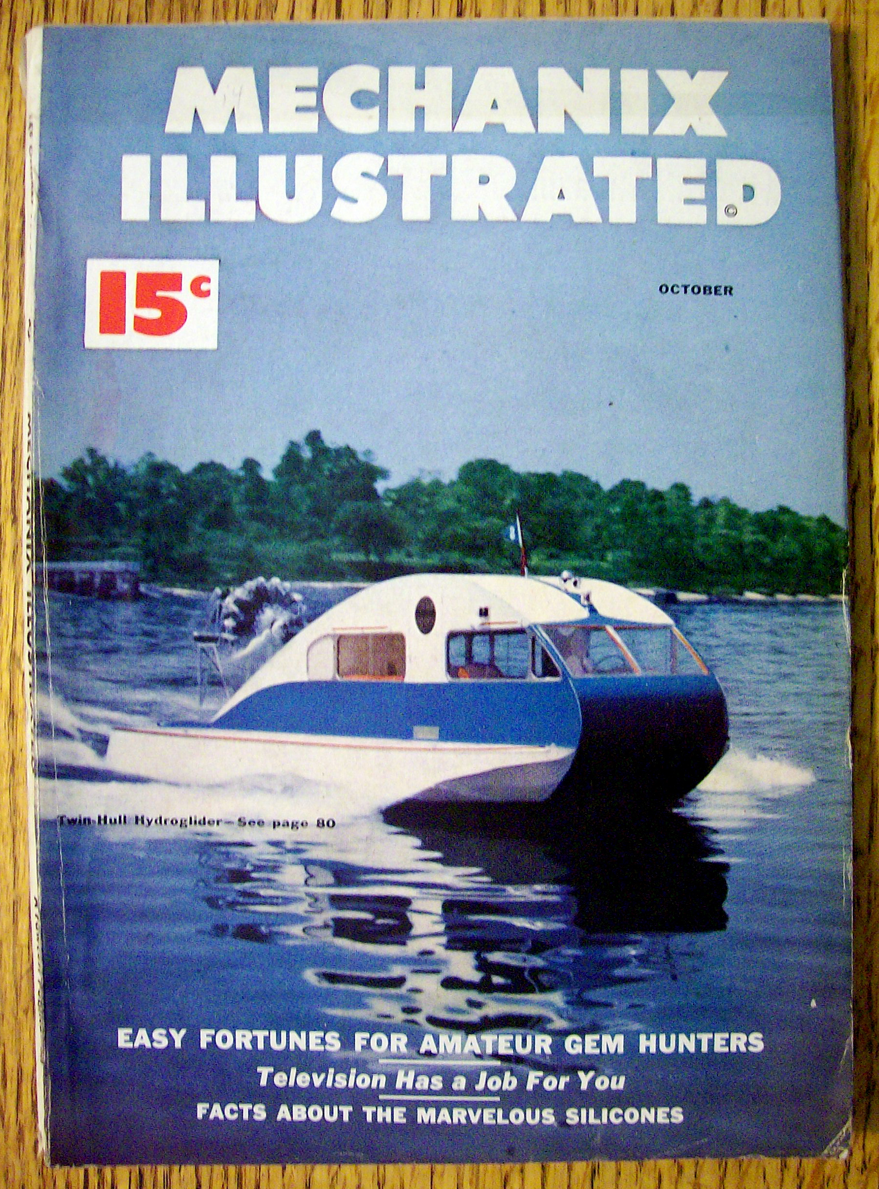 Mechanix Illustrated October 1950 Amateur Gem Hunters