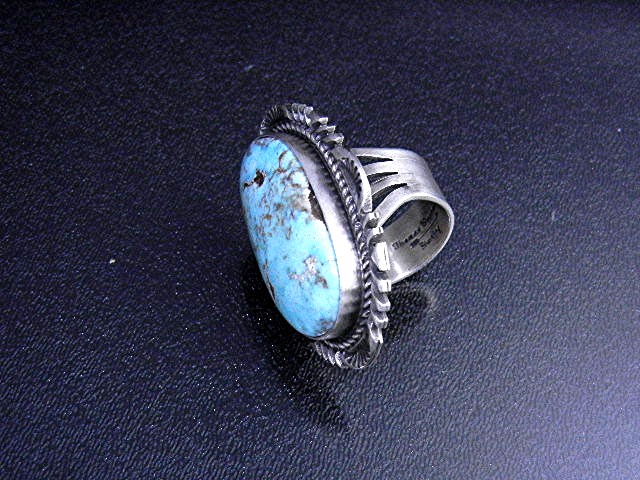 Dry Creek Turquoise Sterling Silver Thomas  Fransisco U