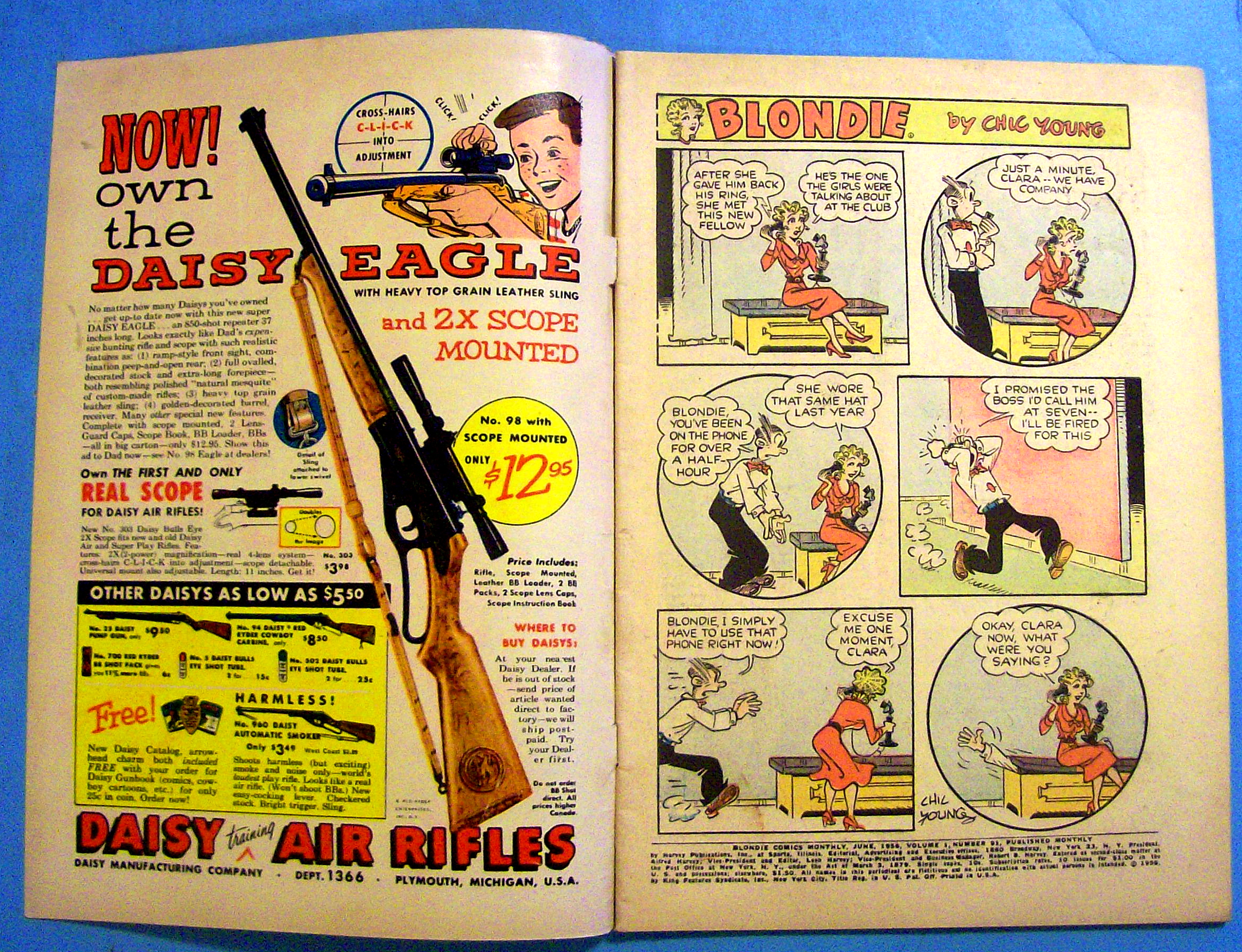 Blondie Comic #91 June 1956 Mister Budget Director