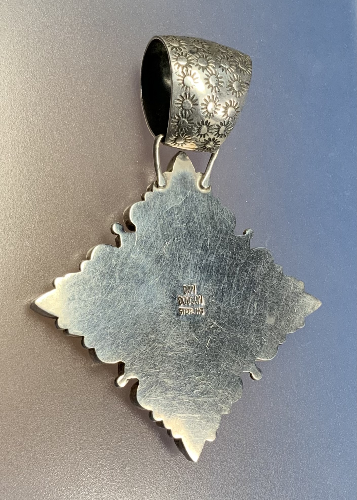 Dan Dodson Sterling Silver Kingman Turquoise Peridot Pe