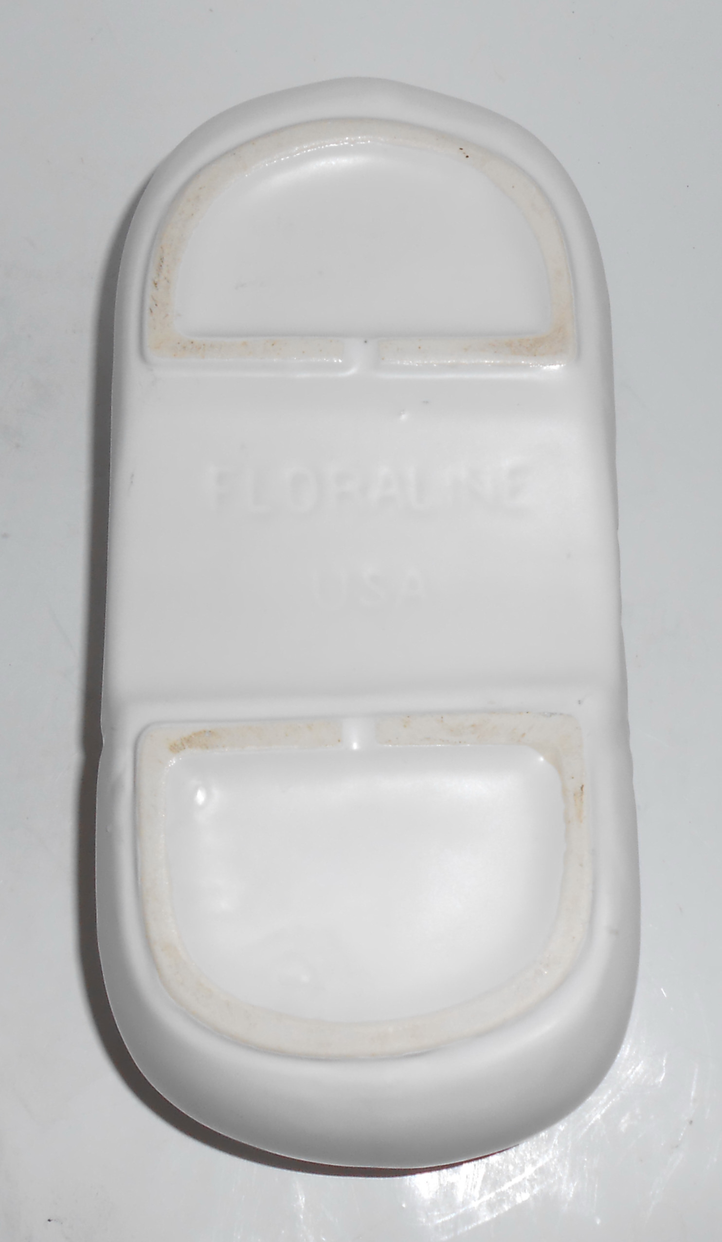 McCoy Pottery Floraline White Dutch Shoe Planter! MINT