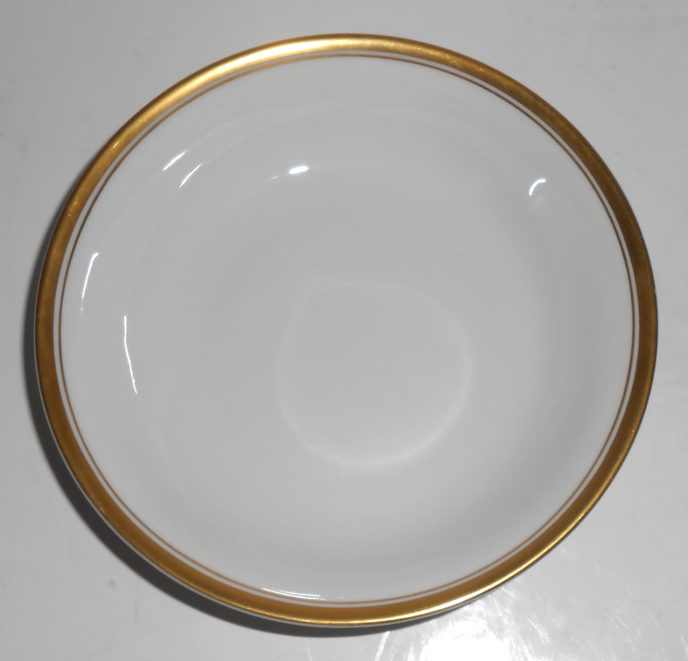 Krautheim Porcelain China Bavaria Gold Band Fruit Bowl