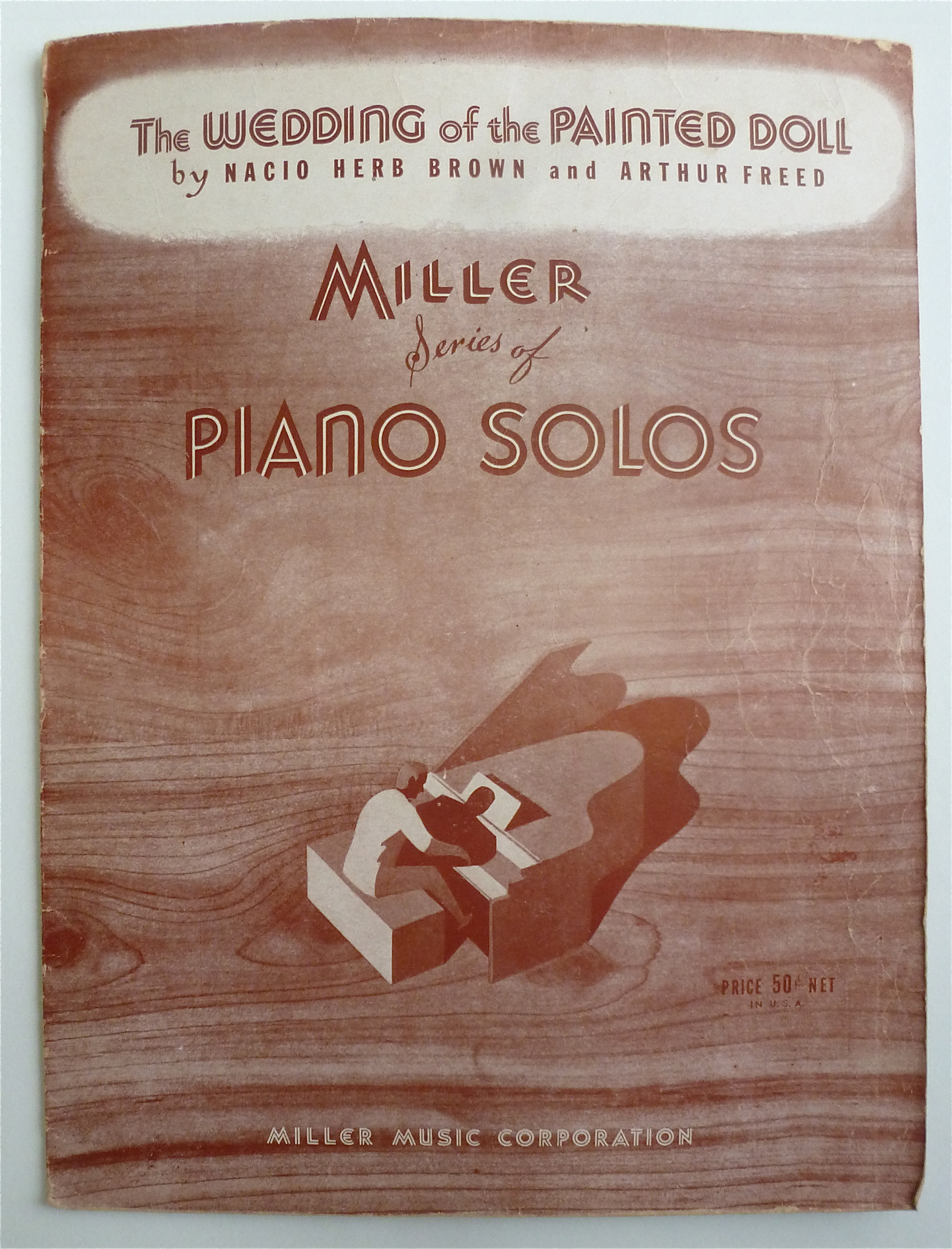 Sheet Music For 1929 The Wedding Of The Painted Doll