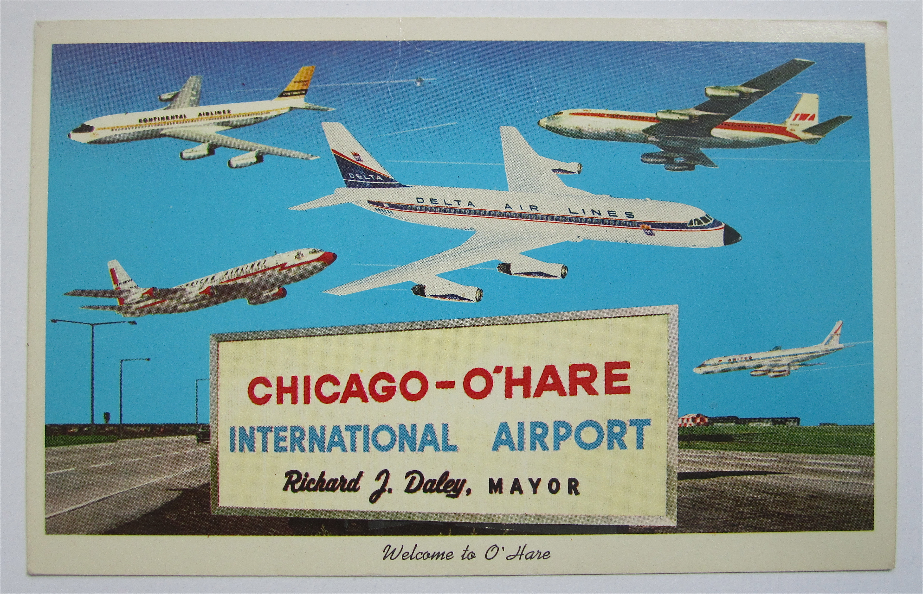 Chicago-O'Hare International Airport Postcard