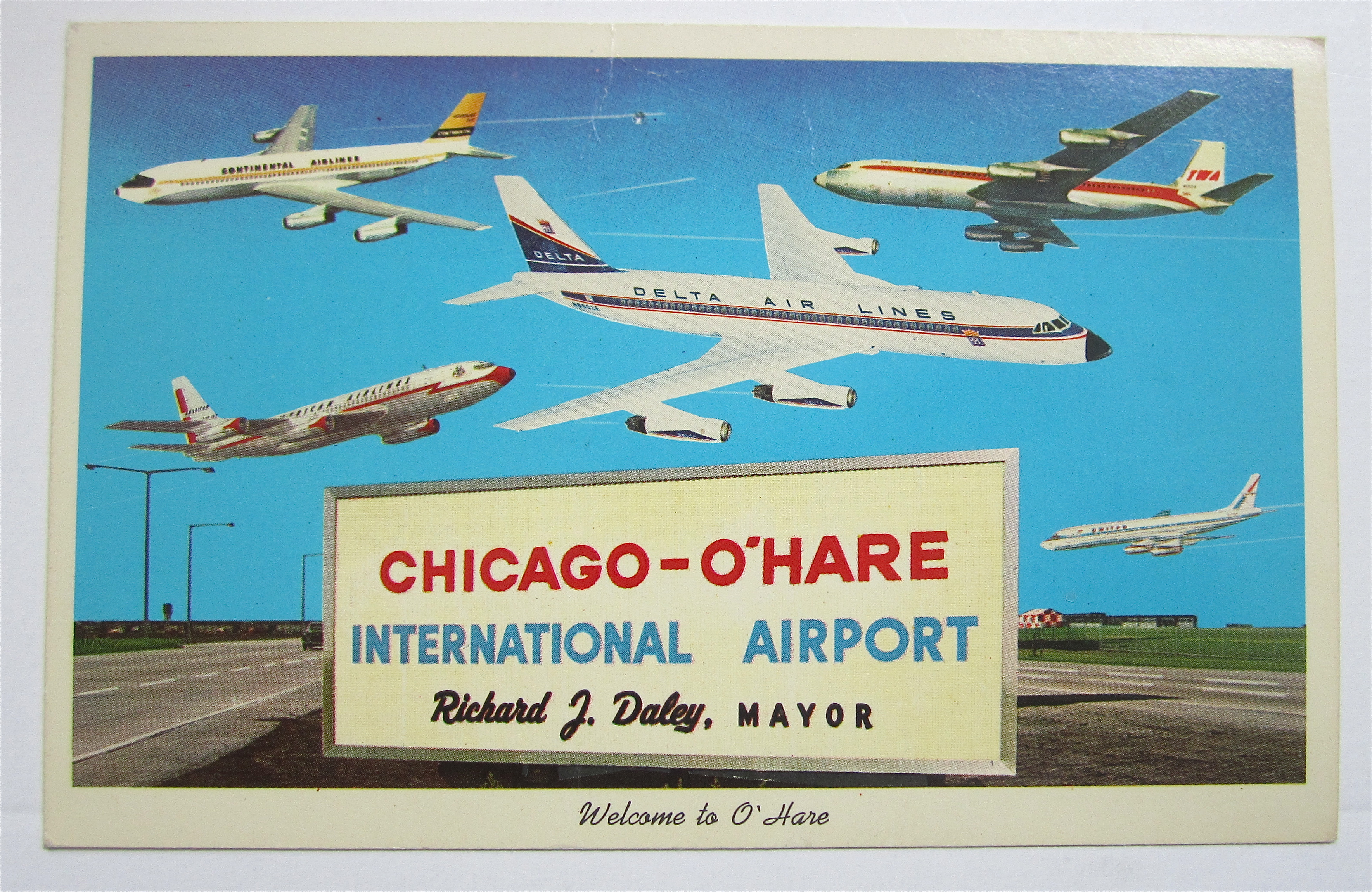 Chicago-O'Hare International Airport Postcard