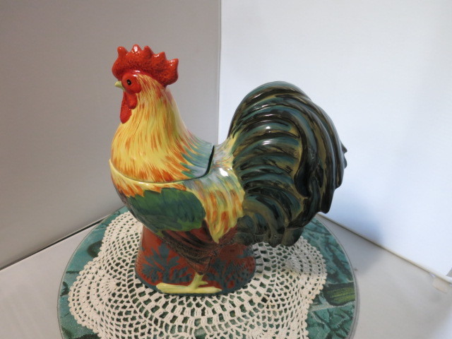 Rooster Cookie Jar Certified International