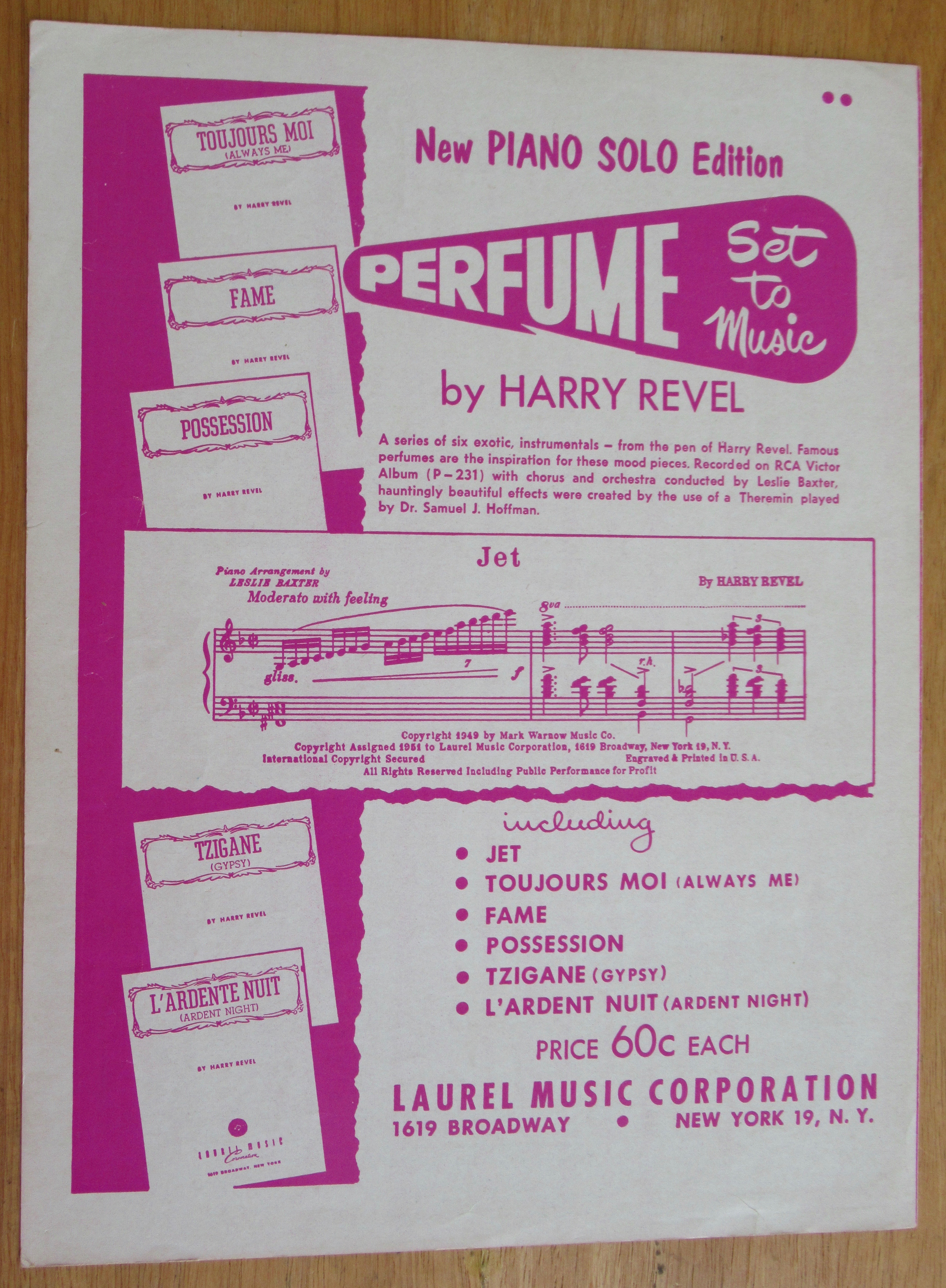 1956 Give Us This Day Sheet Music